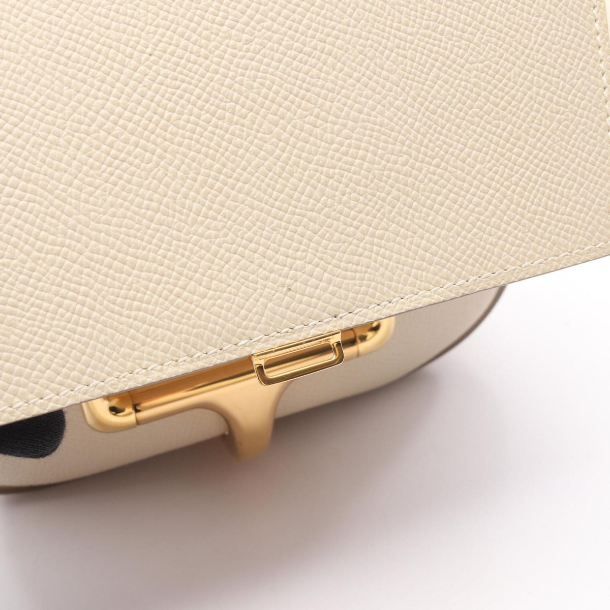Hermes Ivory Epsom Leather Leather Handbag Shoulder Bag (Pre-Owned)