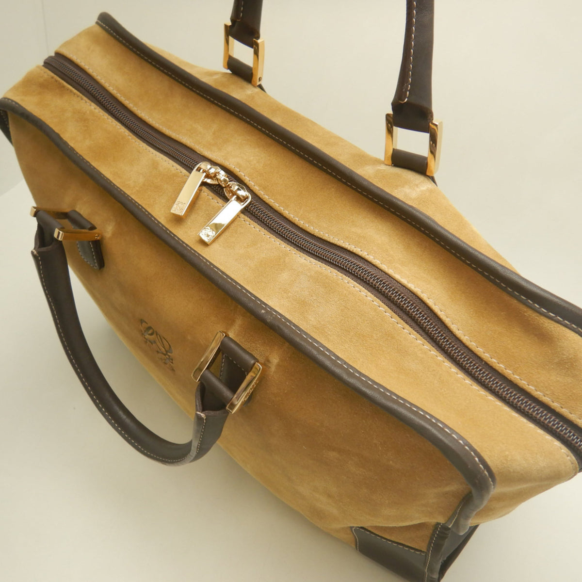 Loewe Brown Suede Leather Handbag (Pre-Owned)