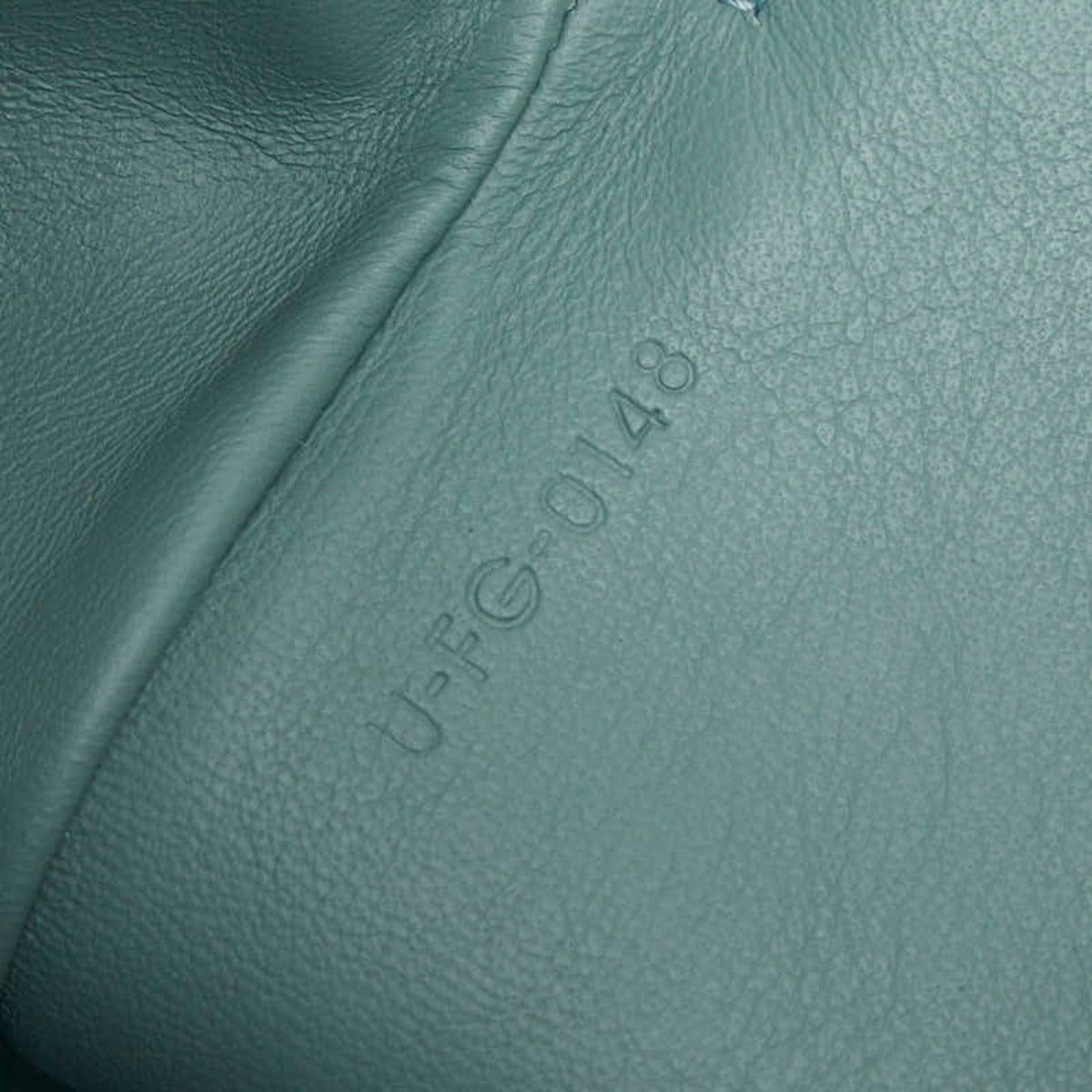 Celine Green Leather Clutch Bag Handbag (Pre-Owned)