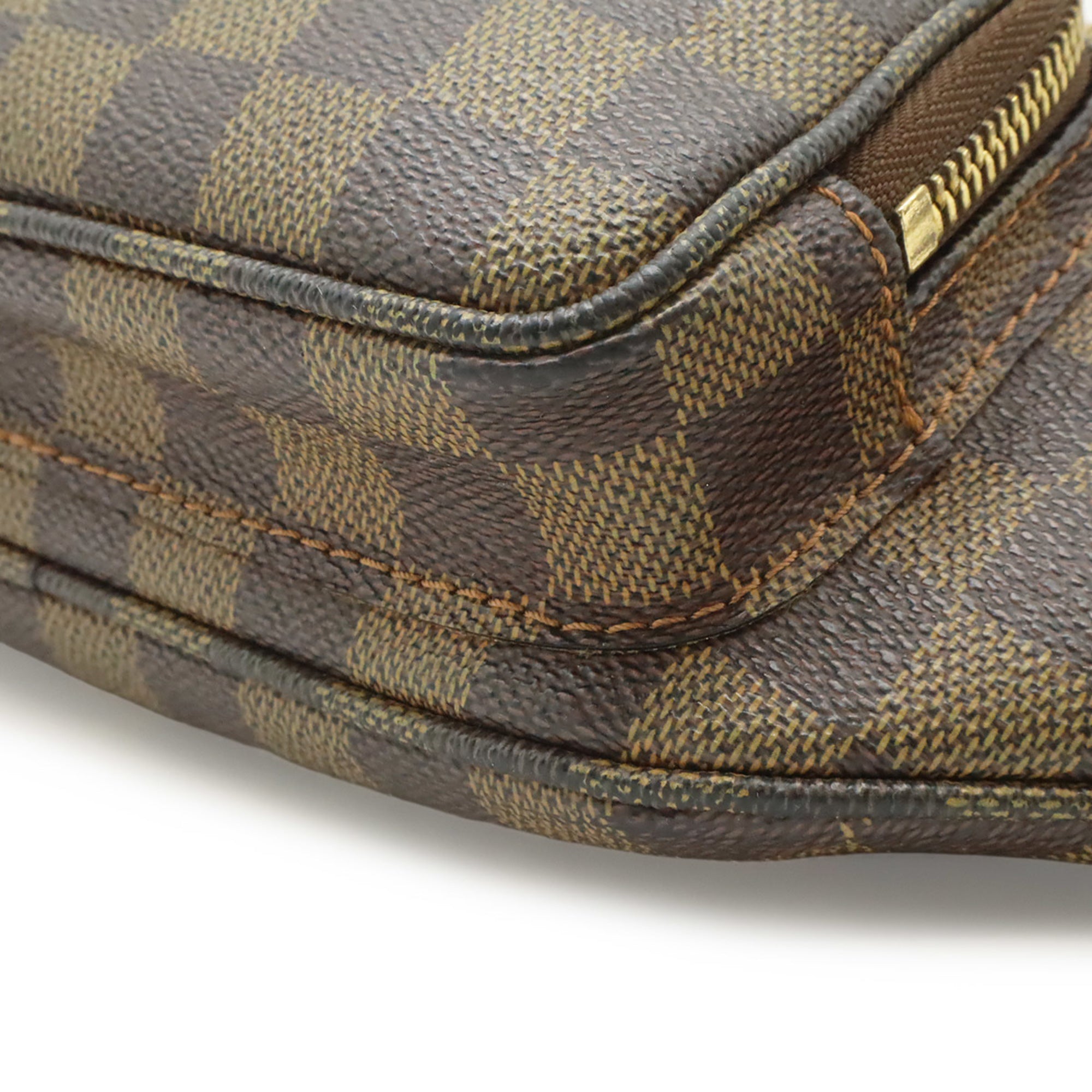 Louis Vuitton Brown Damier Canvas Pvc Fanny Pack Pouch (Pre-Owned)