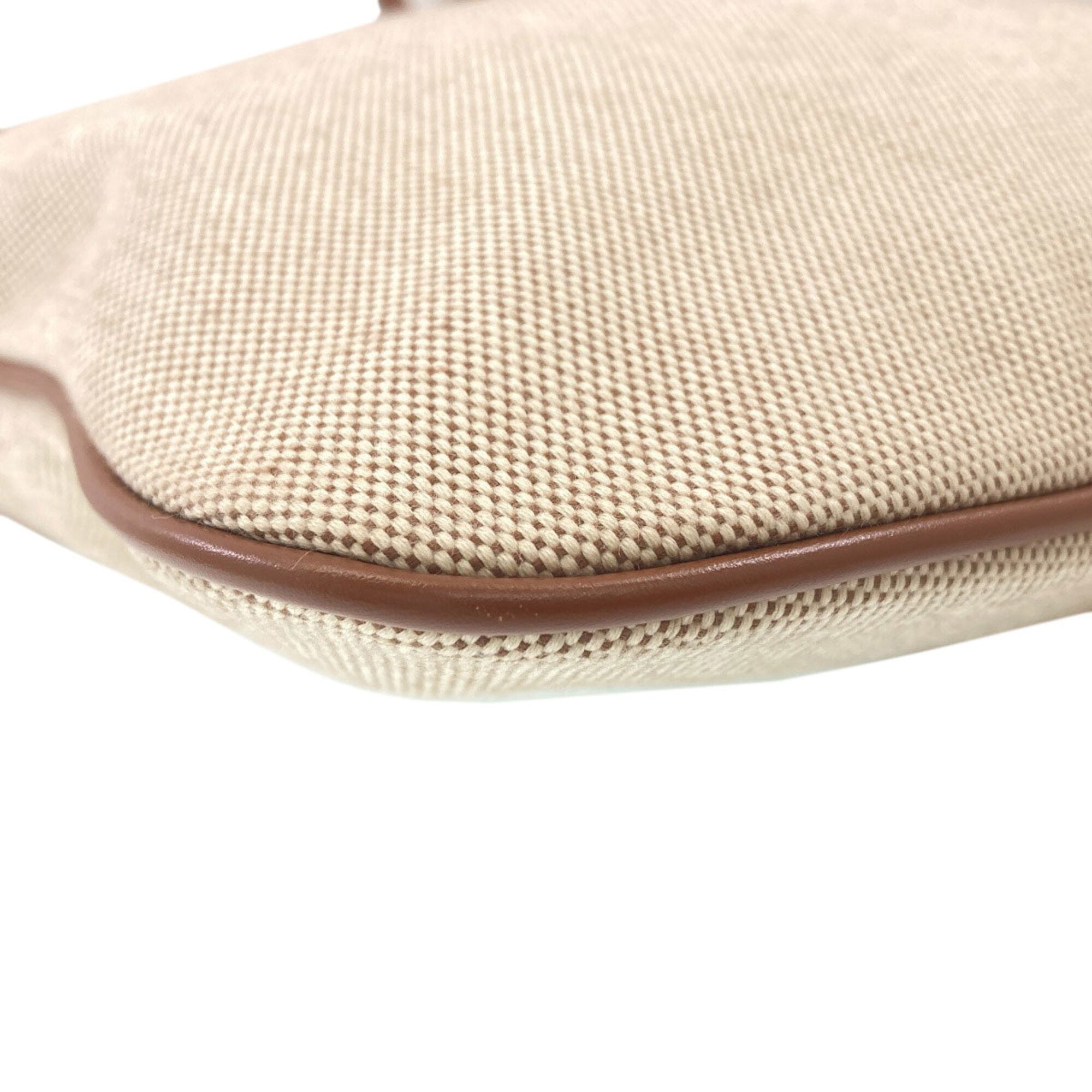 Miu Miu Brown Canvas Tote Bag (Pre-Owned)