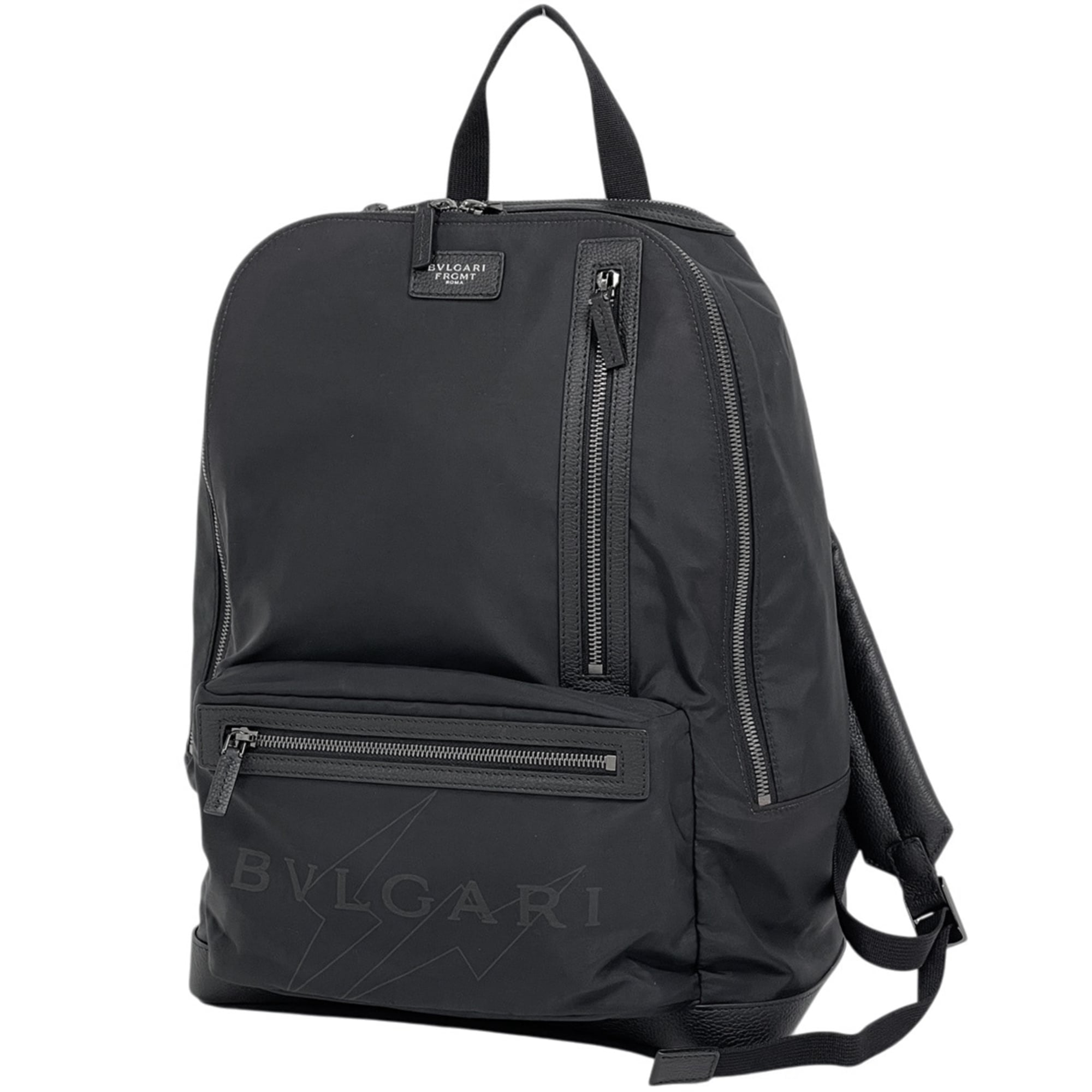 Bvlgari Black Nylon Backpack (Pre-Owned)