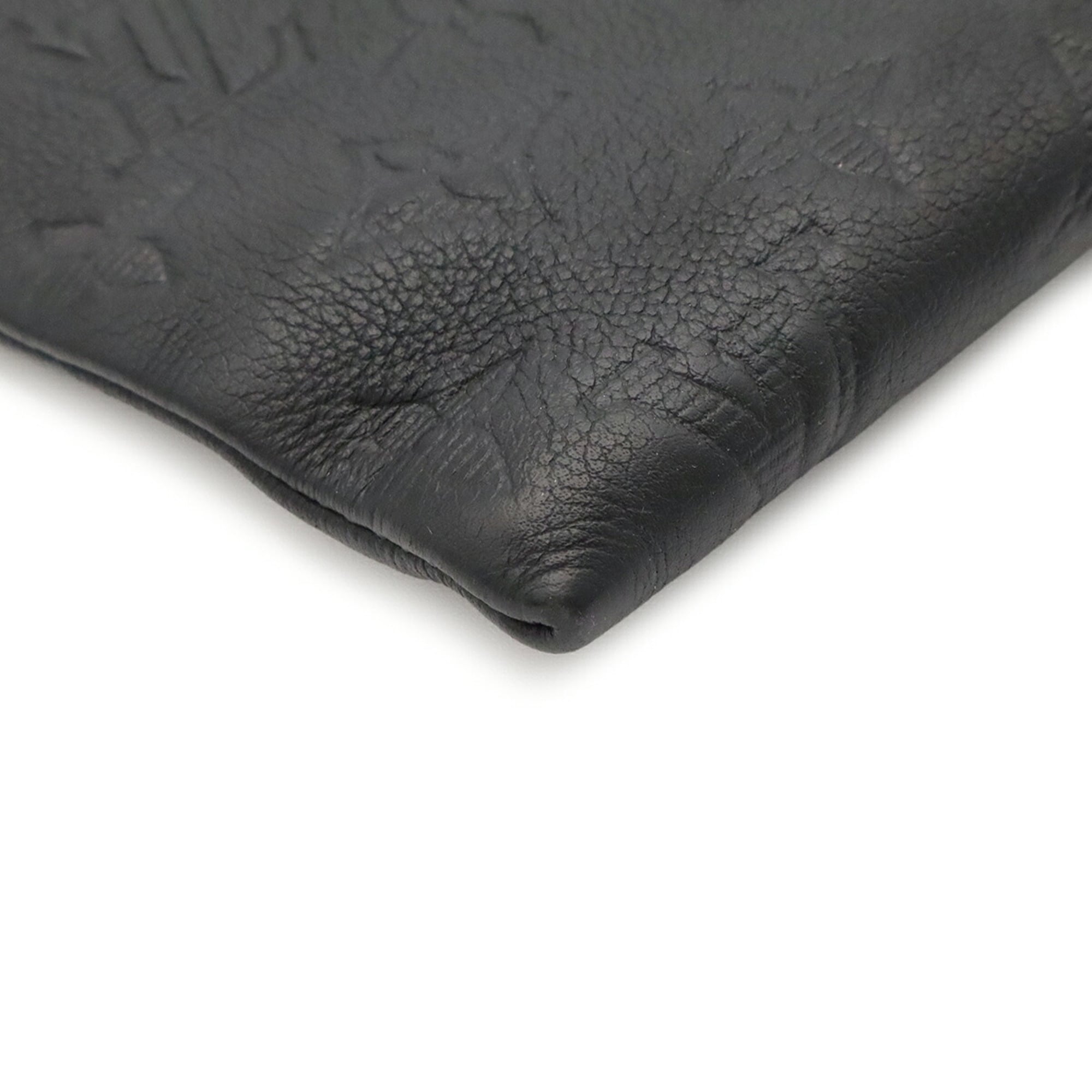 Louis Vuitton Black Noir White Monogram Shadow Clutch Bag Pochette (Pre-Owned)