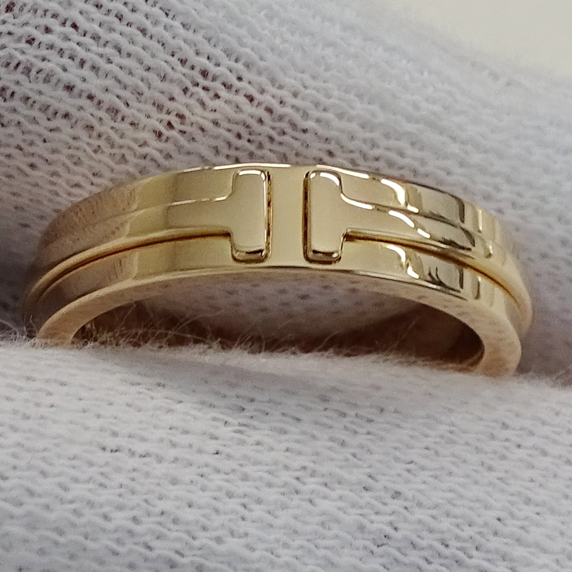 Tiffany Pink Gold Pink Gold (18K) Band Ring (Pre-Owned)
