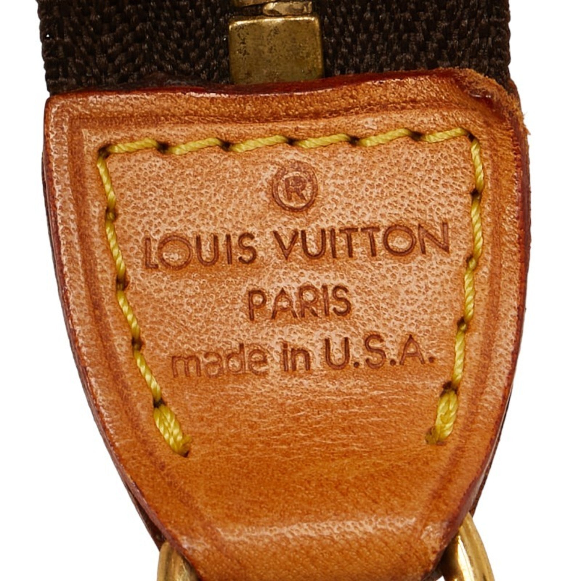Louis Vuitton Brown Pvc Leather Handbag (Pre-Owned)