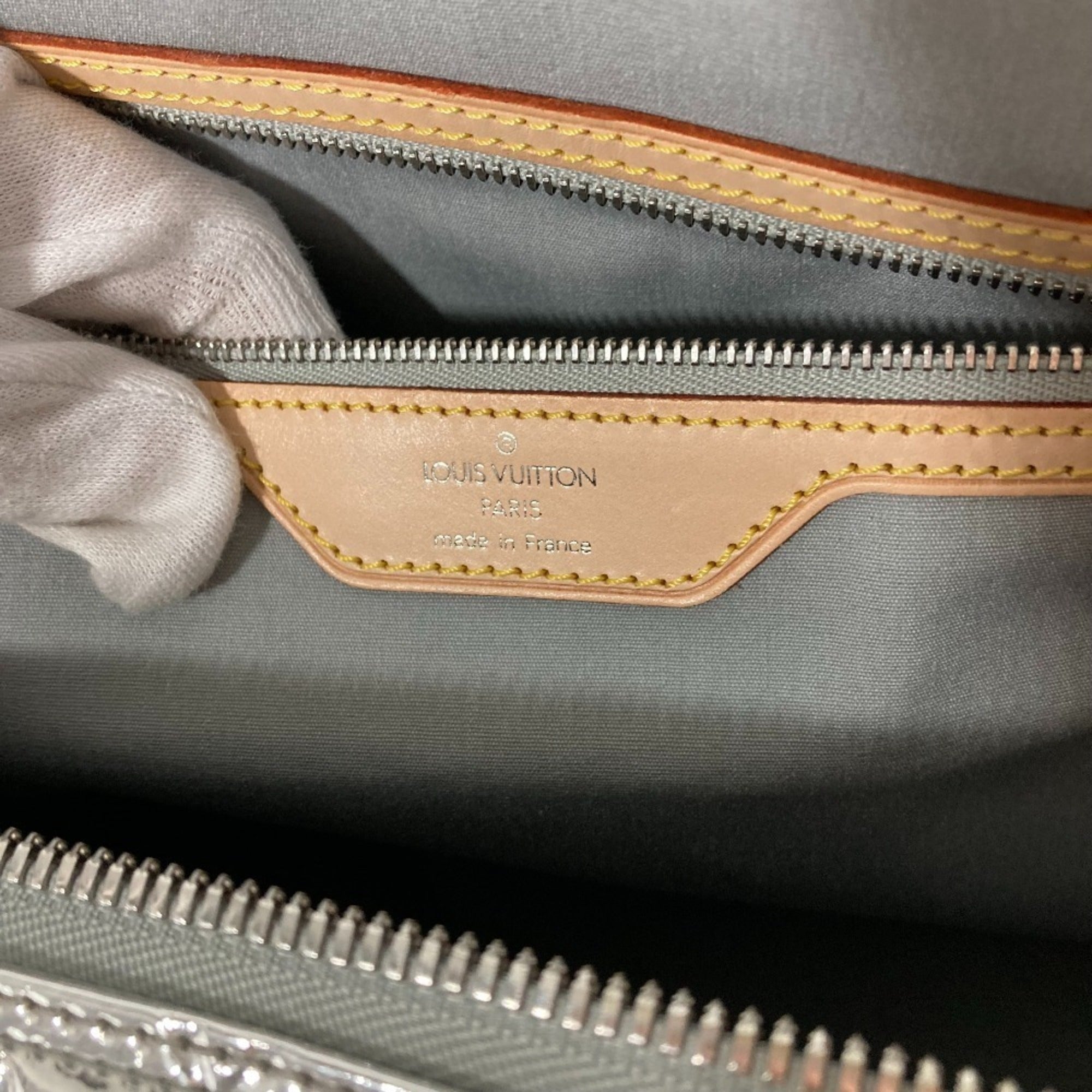 Louis Vuitton Argent Silver Monogram Miroir Boston Bag (Pre-Owned)