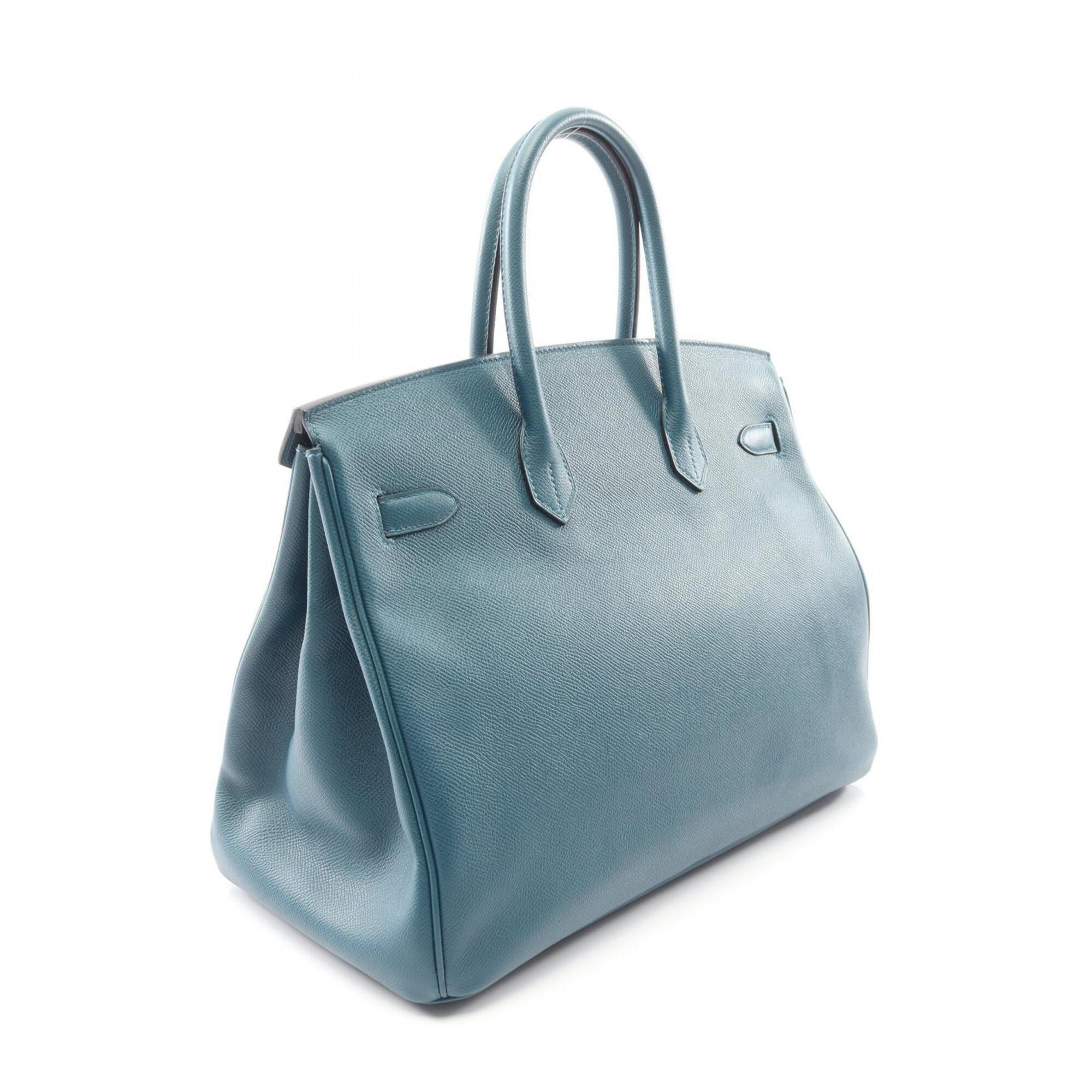 Hermes Green Epsom Leather Leather Handbag (Pre-Owned)