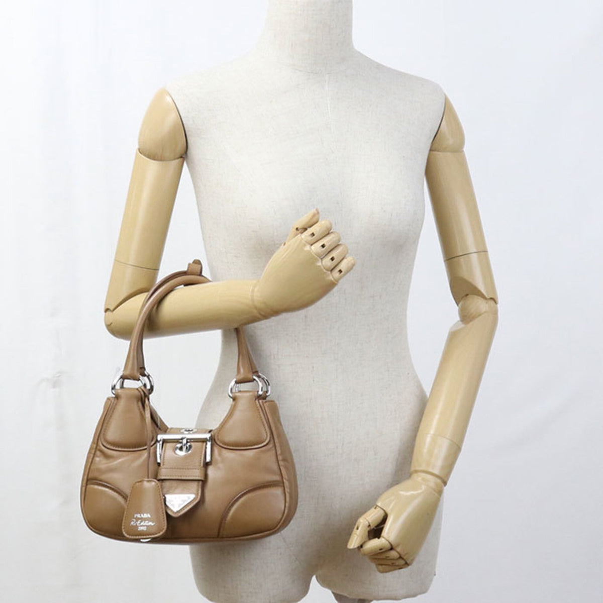 Prada Brown Nappa Leather Handbag (Pre-Owned)