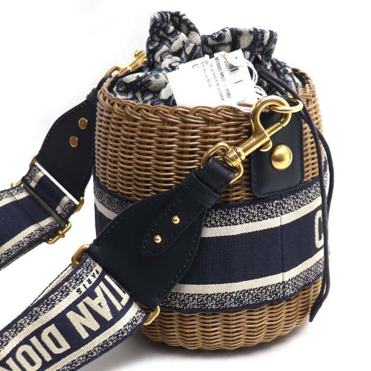 Christian Dior Jacquard Shoulder Bag (Pre-Owned)