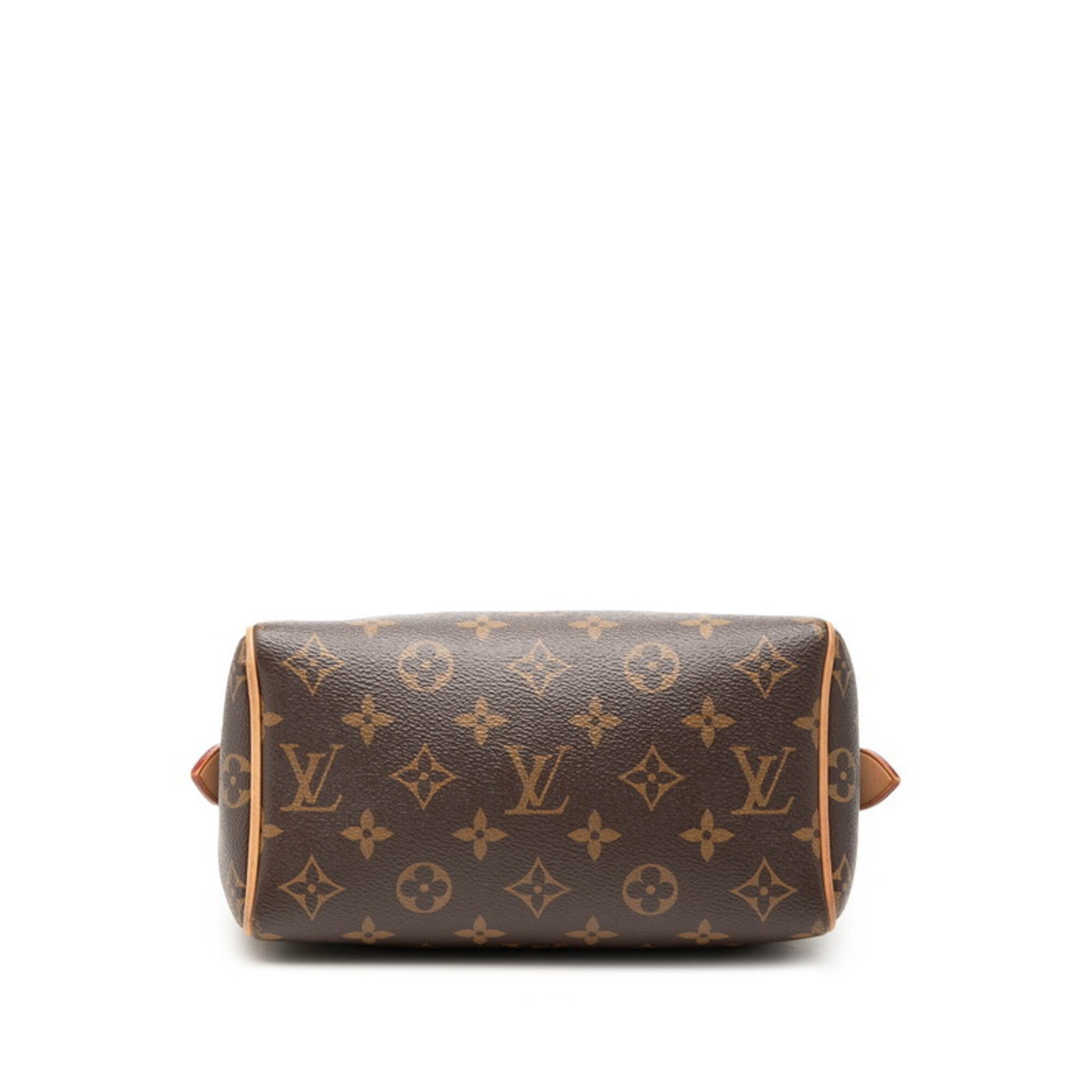 Louis Vuitton Brown Pvc Leather Boston Bag Handbag Shoulder Bag (Pre-Owned)
