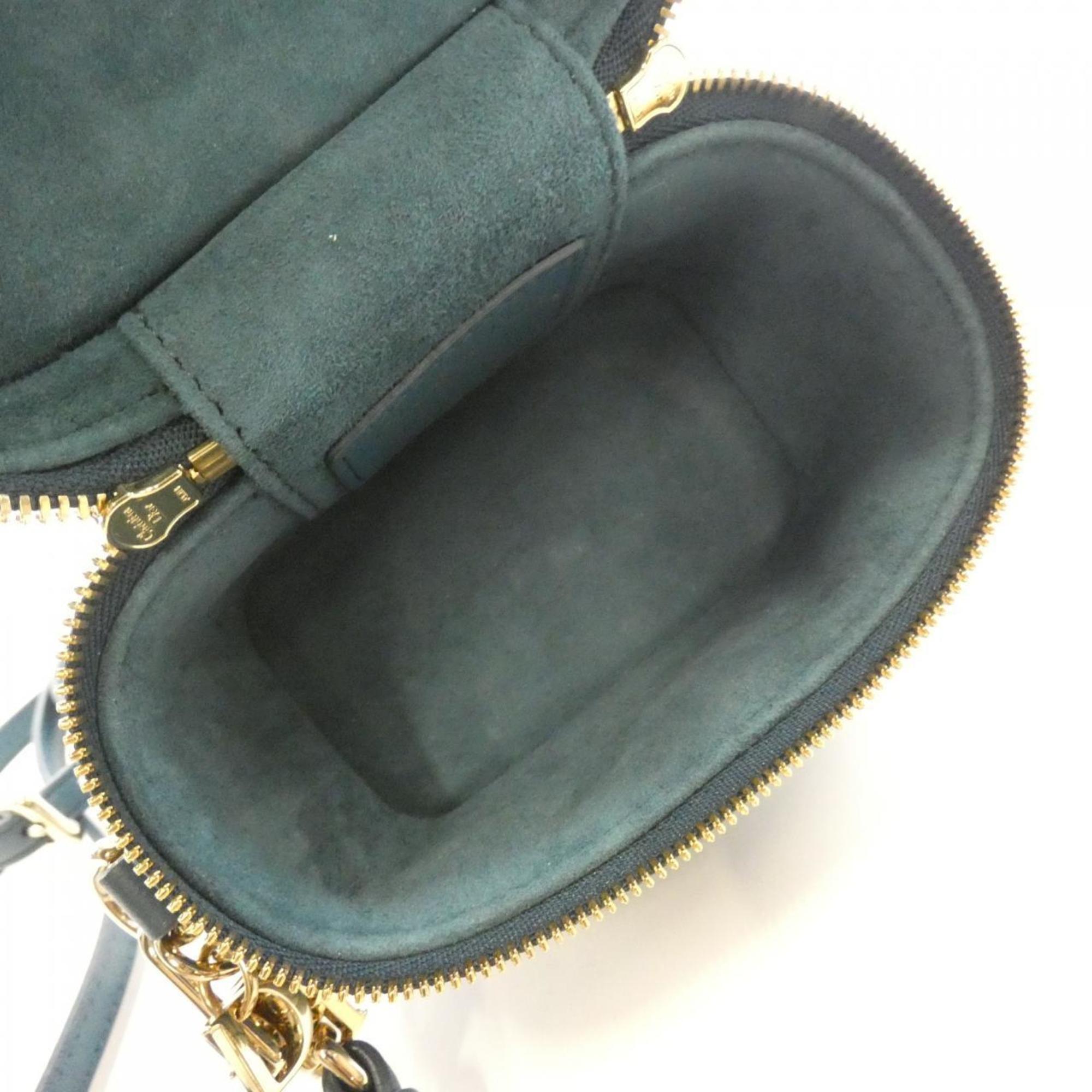 Christian Dior Blue Leather Handbag (Pre-Owned)