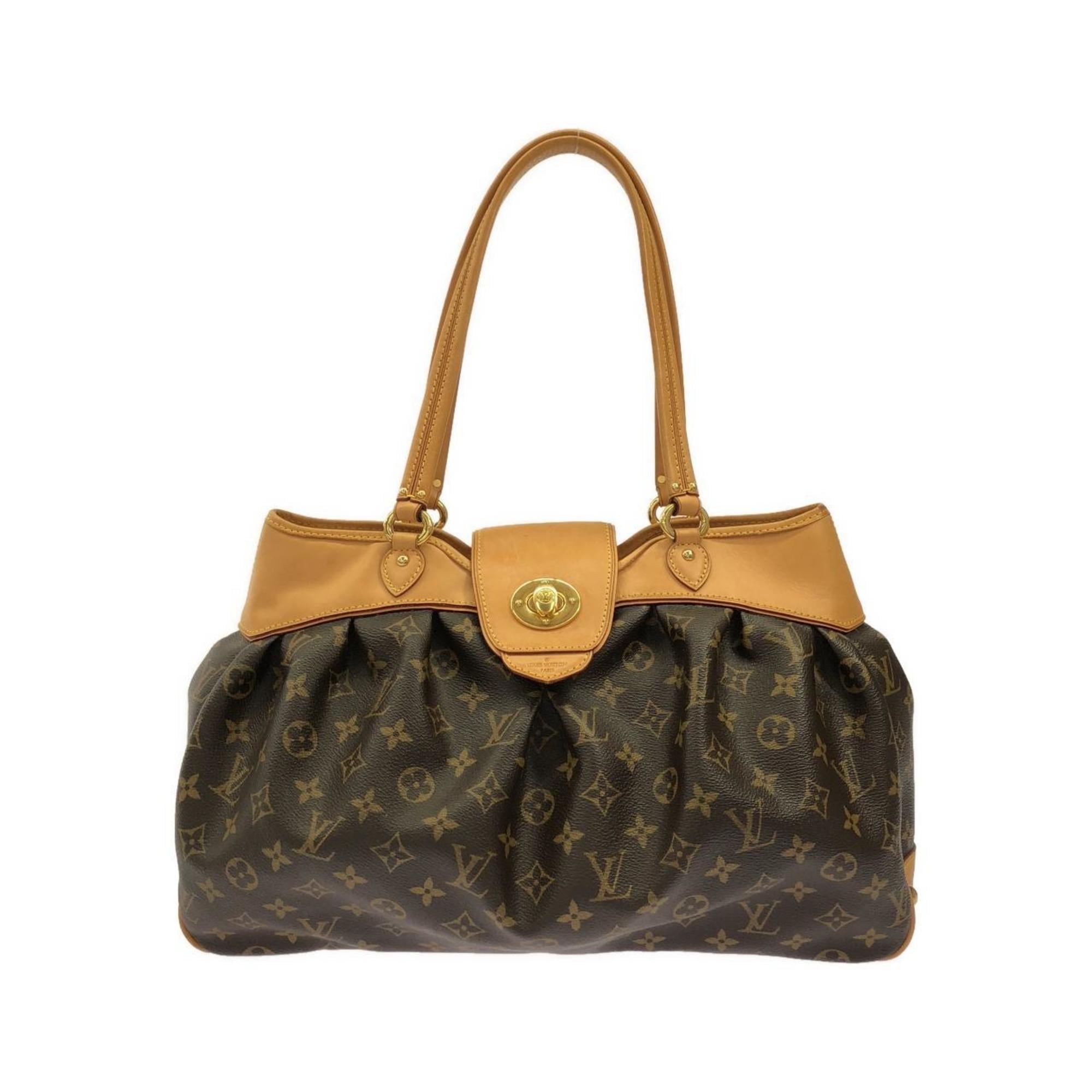 Louis Vuitton Marron Coated Canvas Shoulder Bag (Pre-Owned)