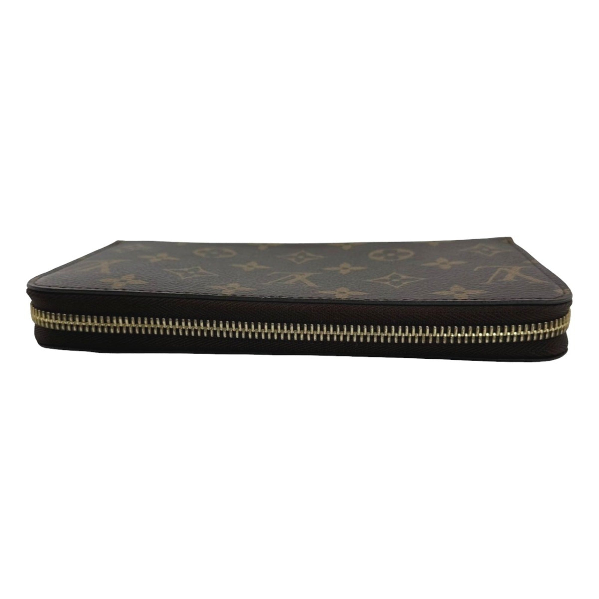 Louis Vuitton Monogram Brown Fuchsia Monogram Long Wallet (Bi-Fold) (Pre-Owned)