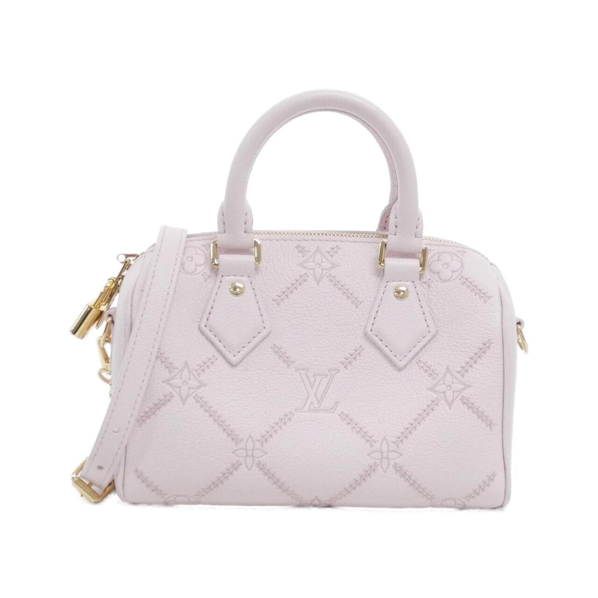 Louis Vuitton Pink Leather Boston Bag (Pre-Owned)