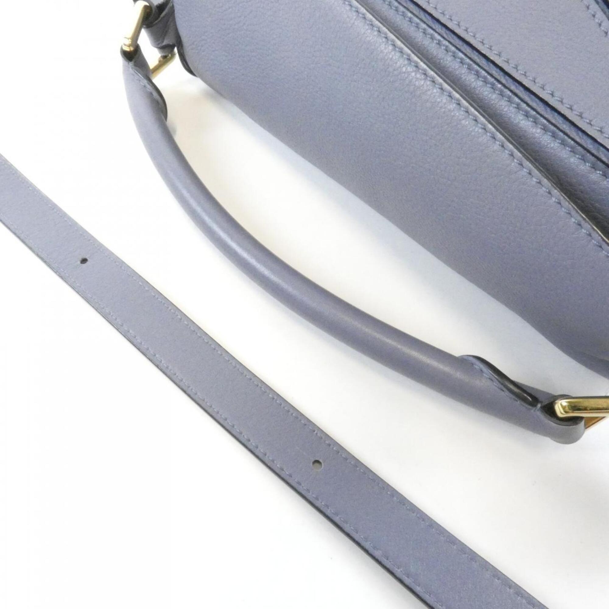 Loewe Gray Leather Handbag (Pre-Owned)