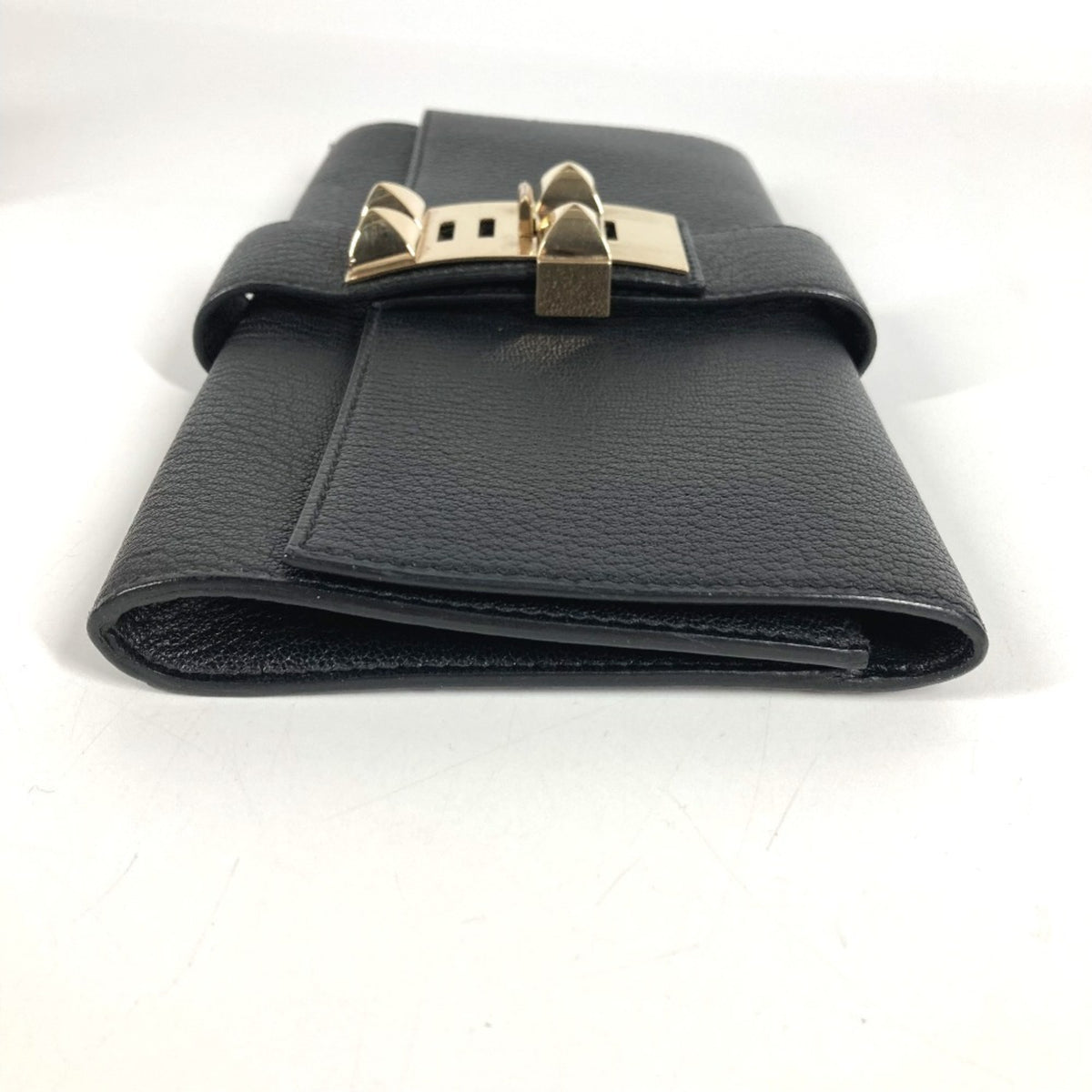 Hermes Black Leather Clutch Bag Pochette (Pre-Owned)