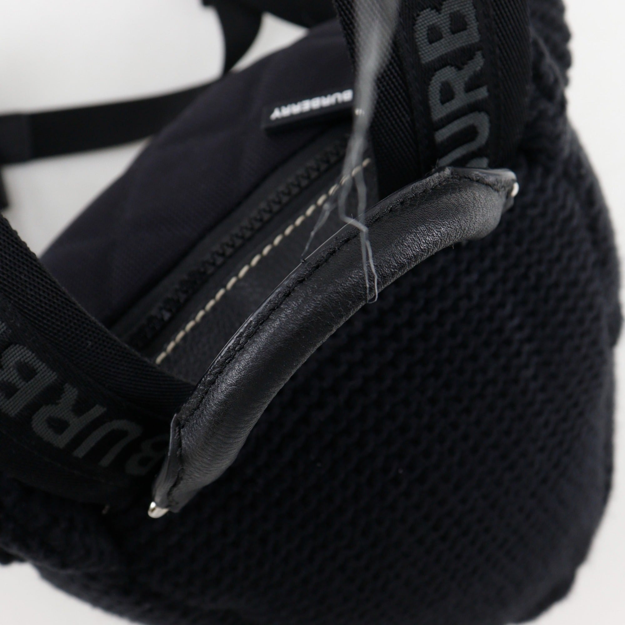 Burberry Black Cotton Backpack (Pre-Owned)