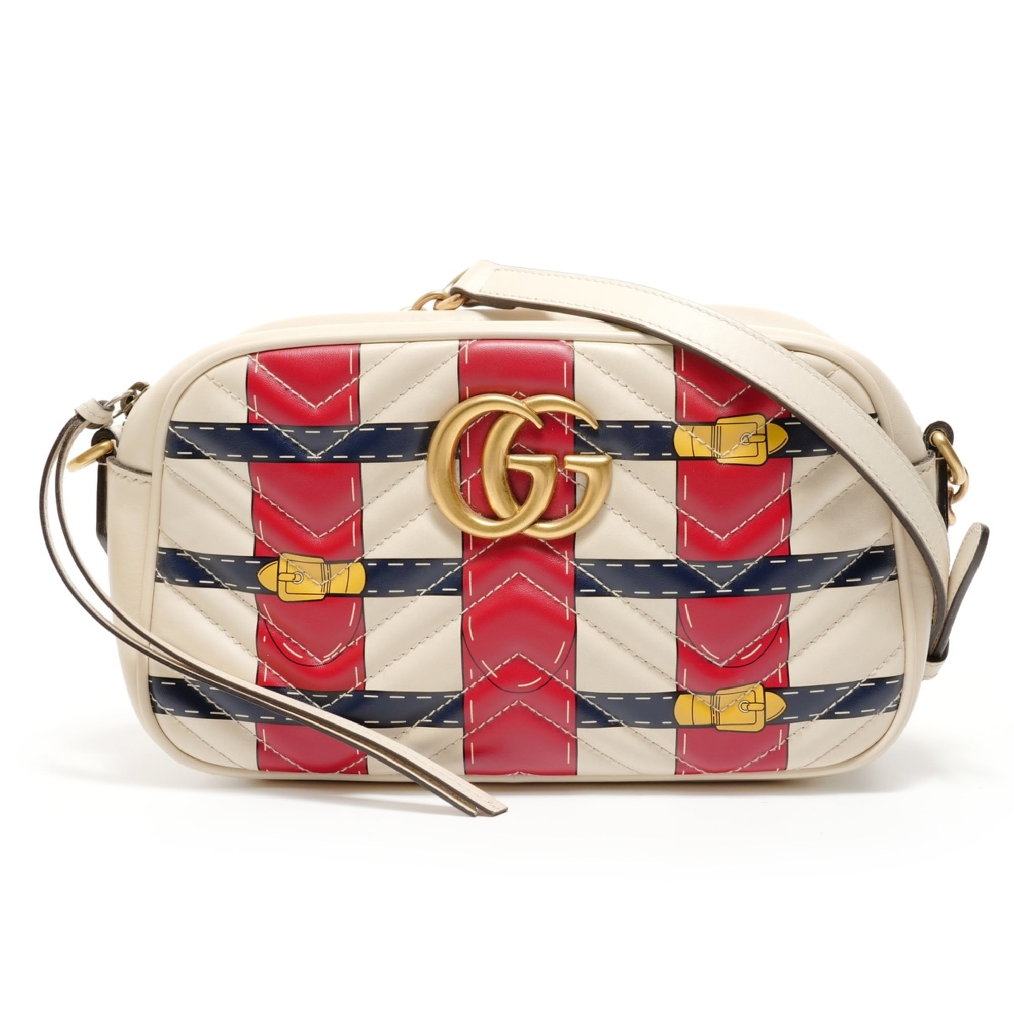 Gucci Gg Marmont Multi-Color Shoulder Bag (Pre-Owned)
