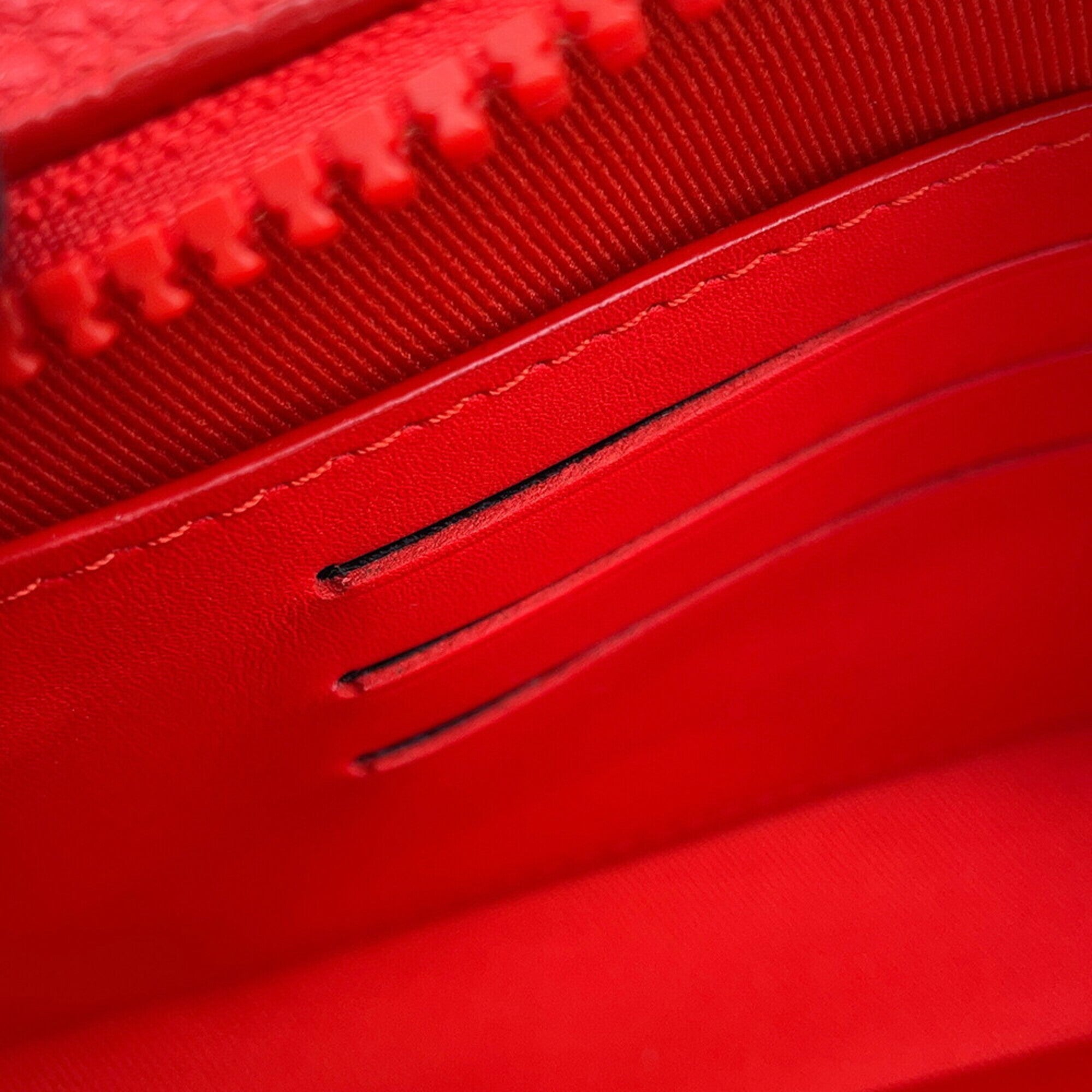 Louis Vuitton Monogram Red Color Monogram Handbag Pochette (Pre-Owned)