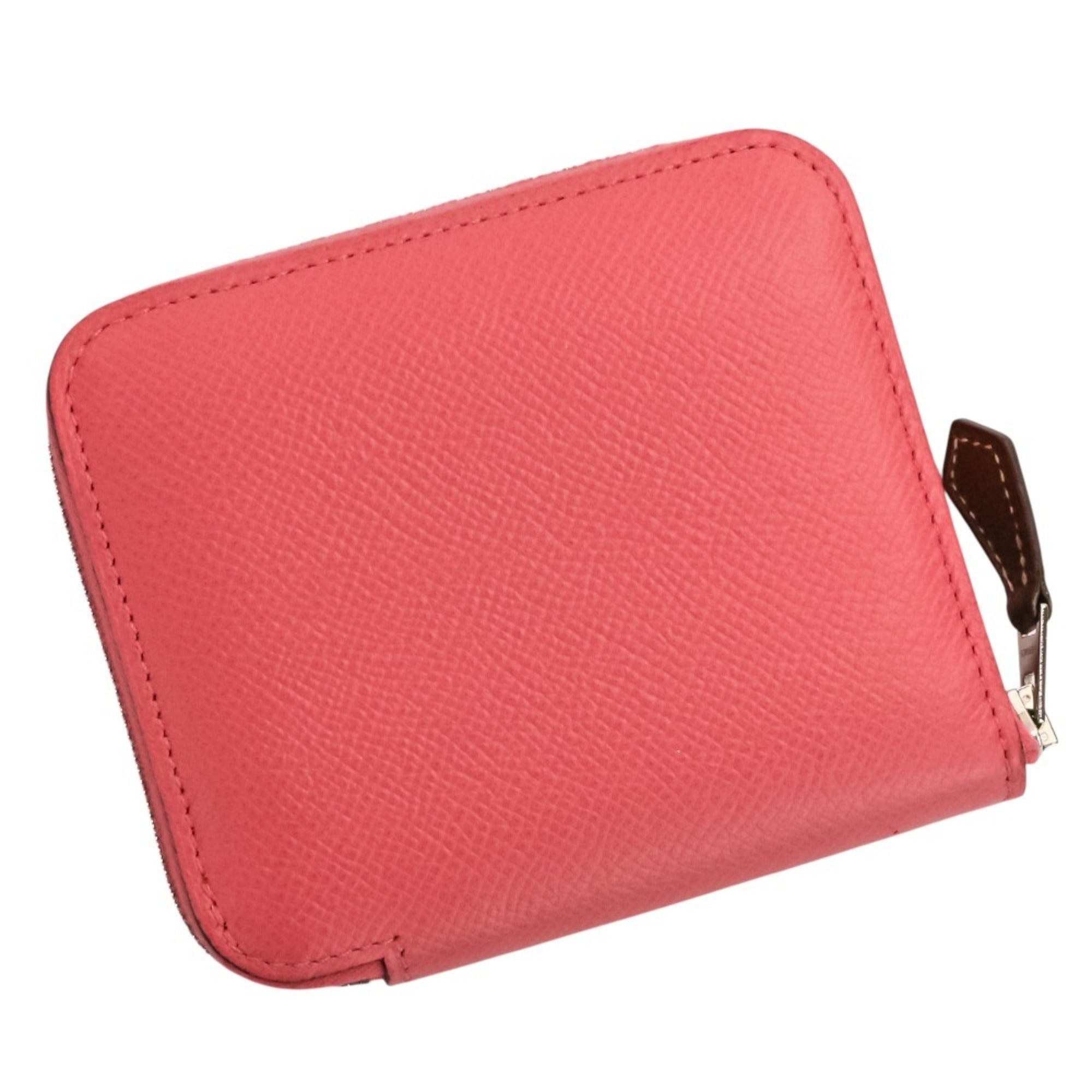Hermes Pink Rose Azalee Epsom Leather Coin Purse/Coin Case (Pre-Owned)