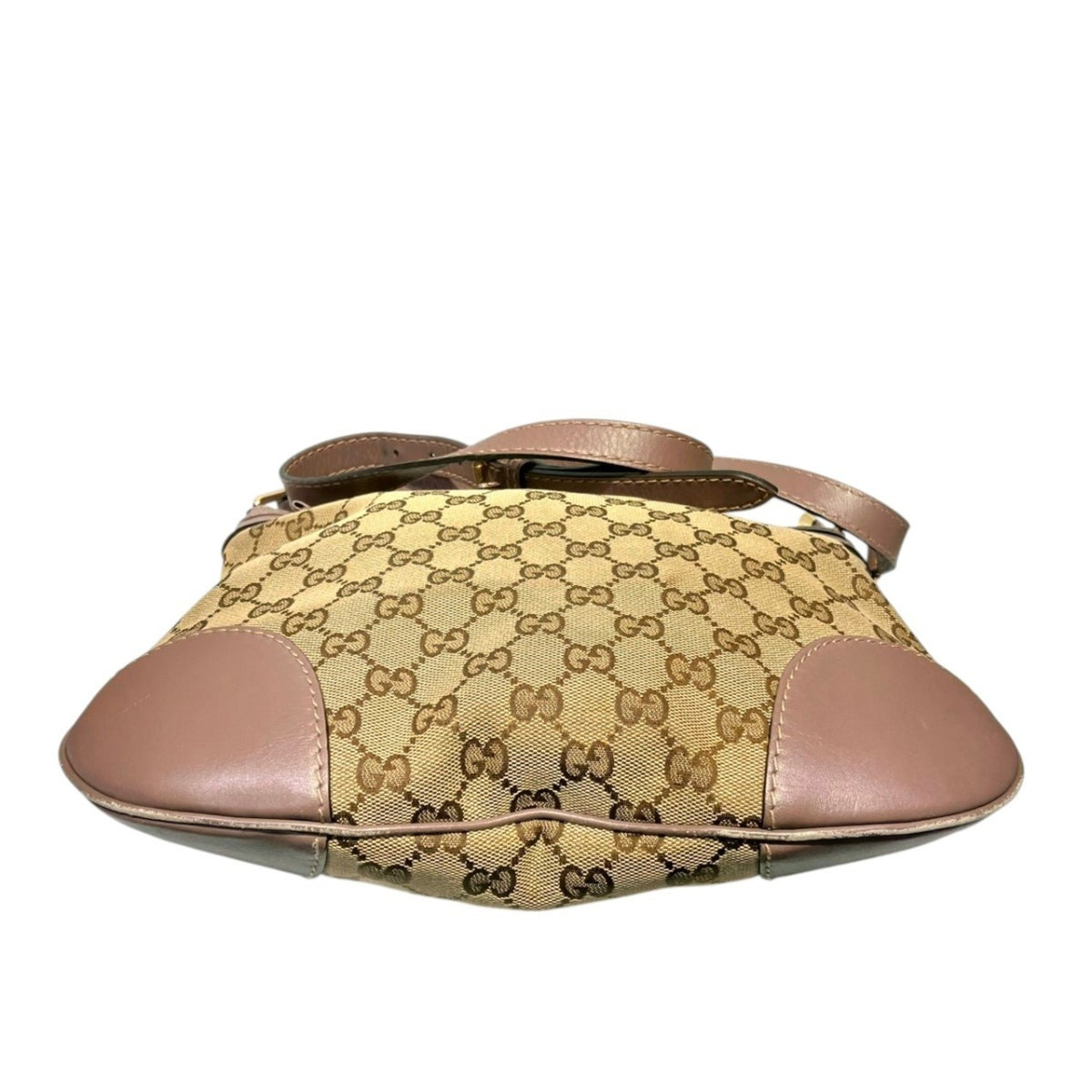 Gucci Beige Canvas Shoulder Bag (Pre-Owned)