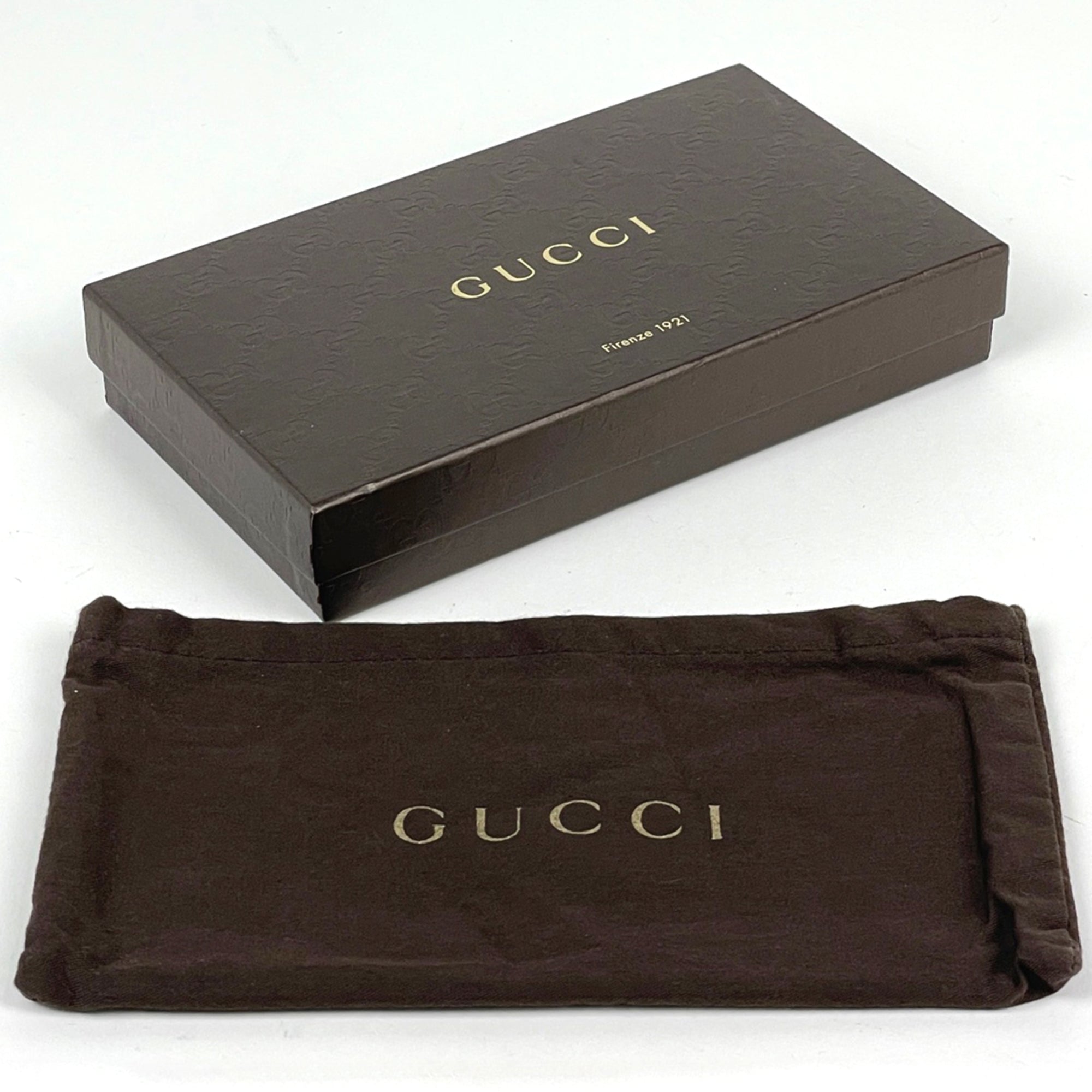 Gucci Green Patent Leather Long Wallet (Bi-Fold) (Pre-Owned)