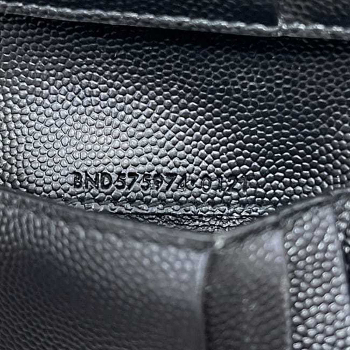 Saint Laurent Black Leather Wallet (Bi-Fold) (Pre-Owned)