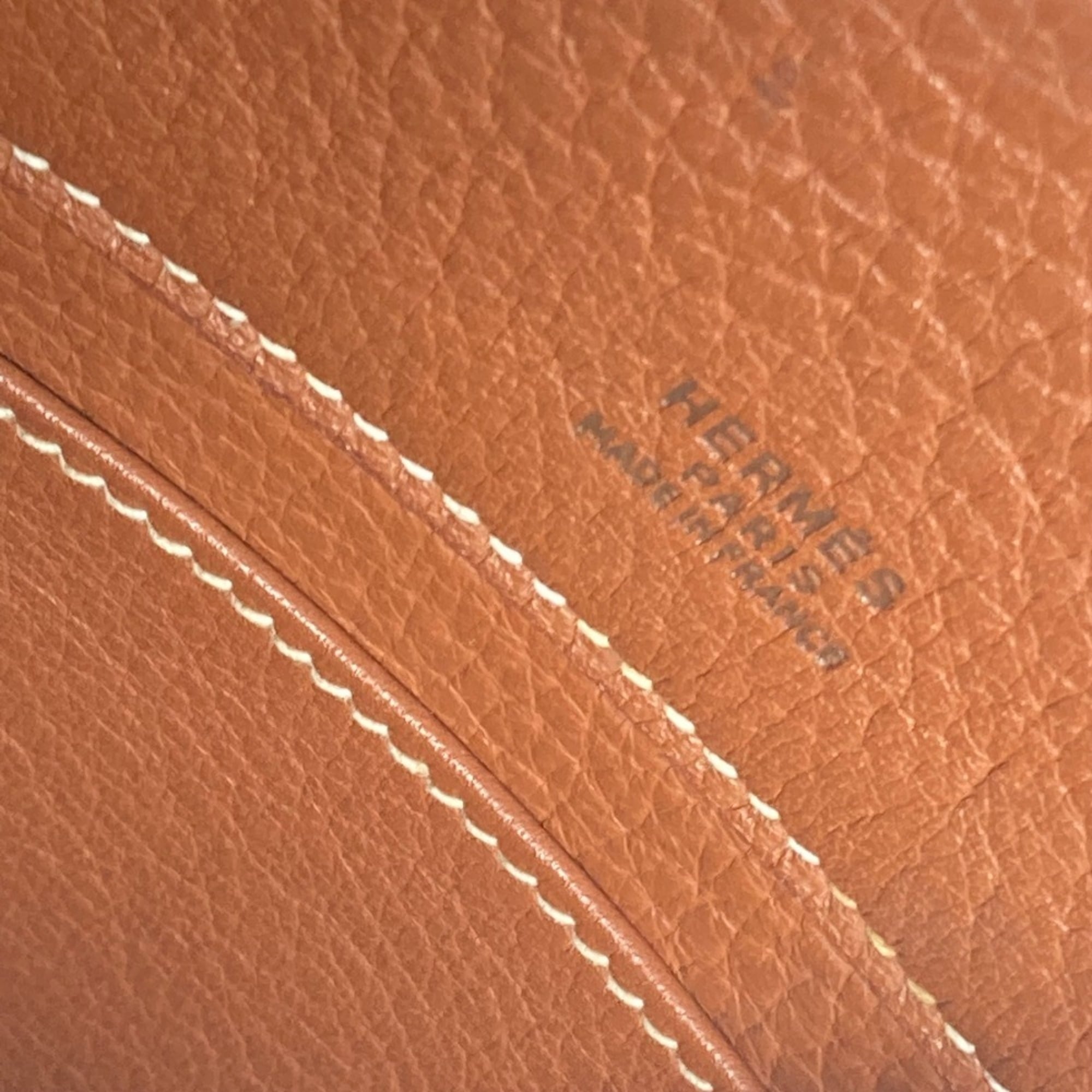 Hermes Brown Leather Backpack (Pre-Owned)
