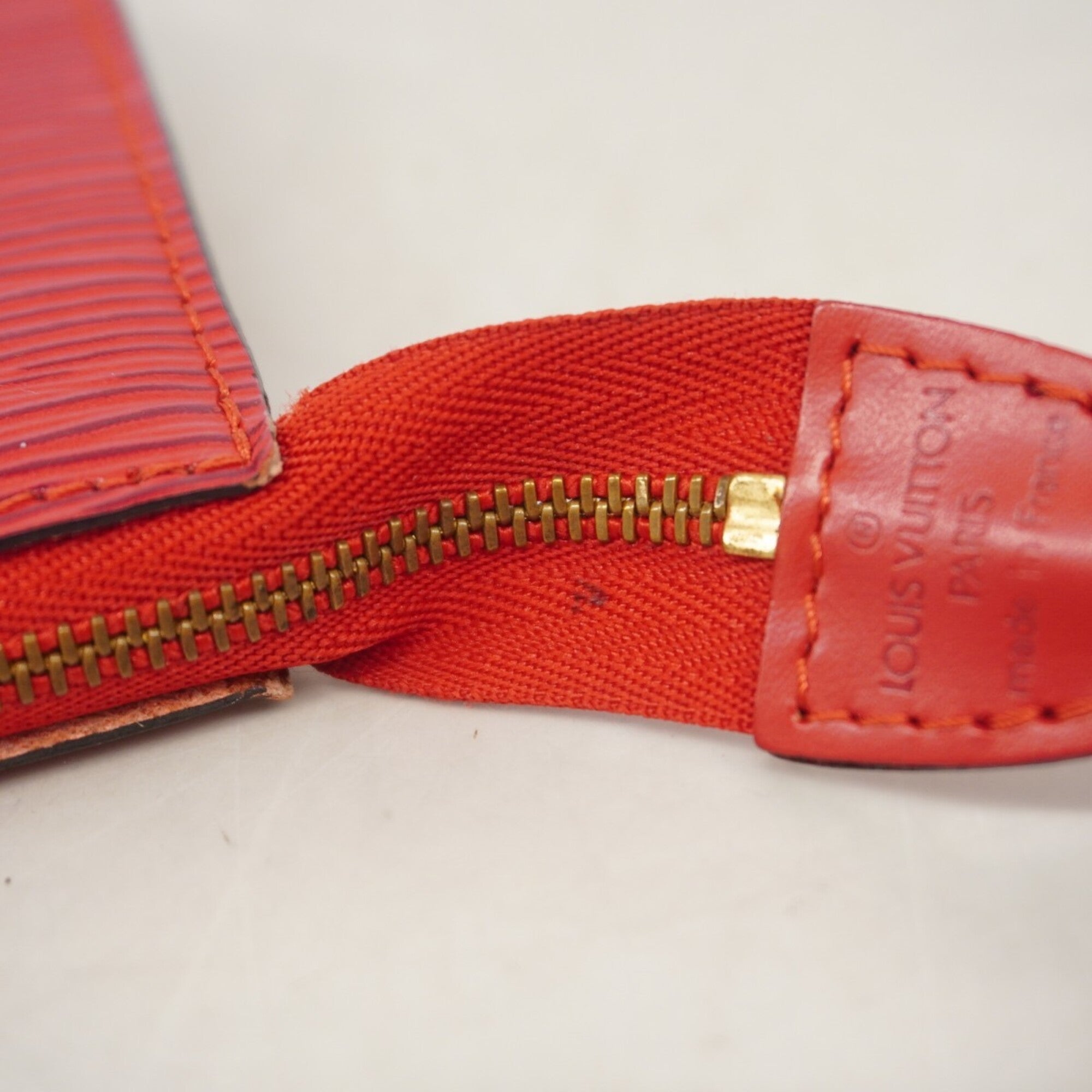 Louis Vuitton Castilian Red Pouch (Pre-Owned)