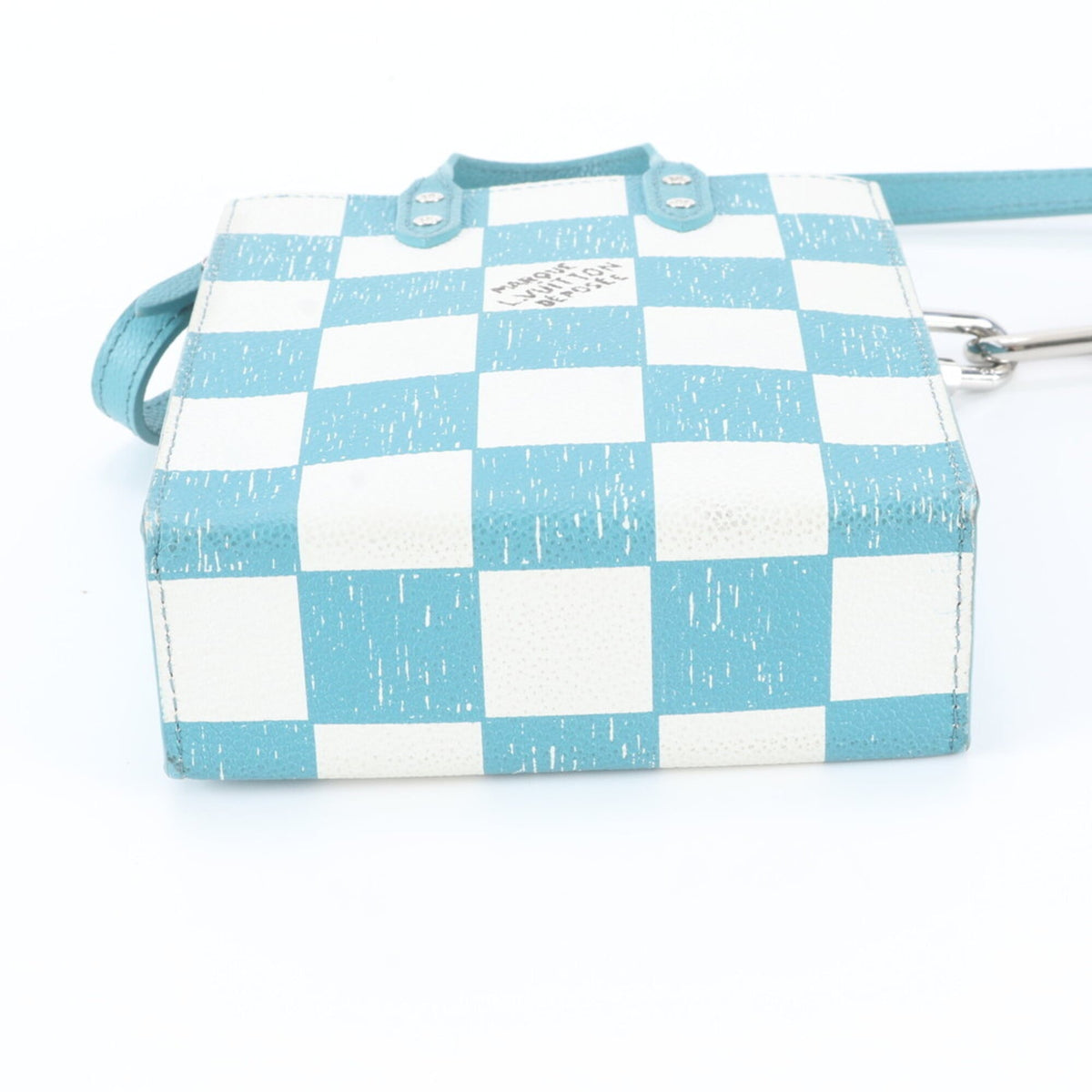 Louis Vuitton Turquoise Leather Handbag Shoulder Bag (Pre-Owned)