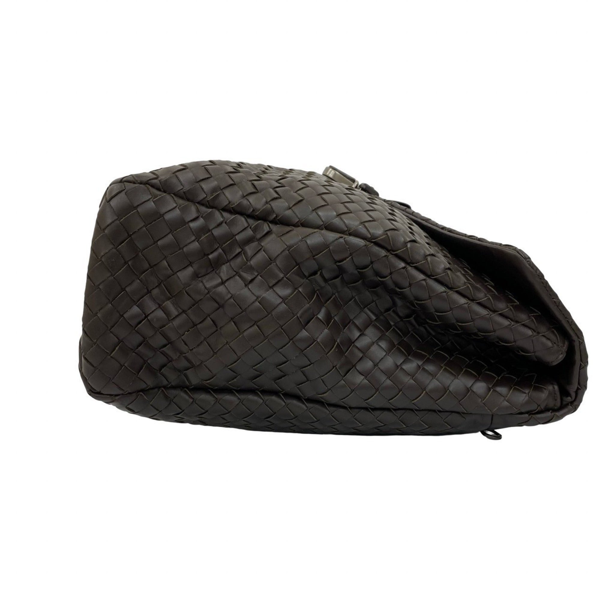 Bottega Veneta Brown Leather Briefcase (Pre-Owned)