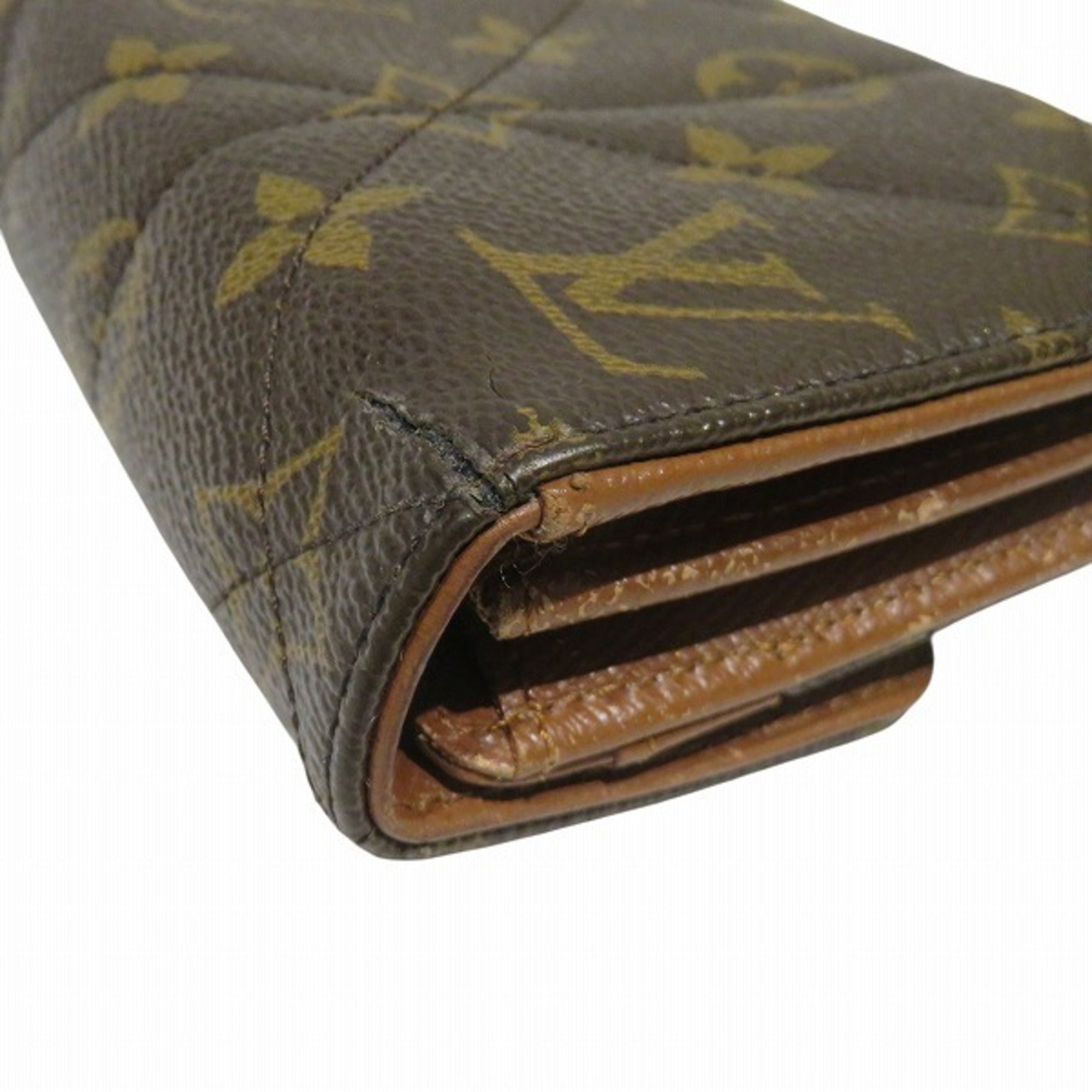 Louis Vuitton Monogram Brown Monogram Long Wallet (Bi-Fold) (Pre-Owned)