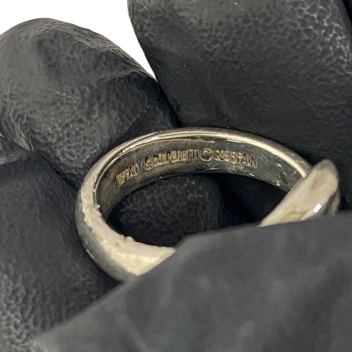 Tiffany Silver Silver 925 Band Ring (Pre-Owned)
