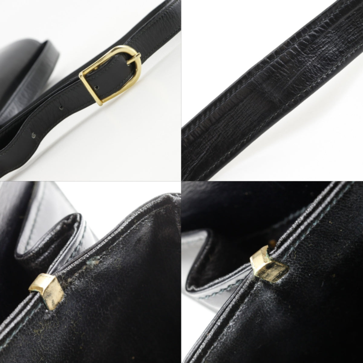 Bally Black Leather Shoulder Bag (Pre-Owned)