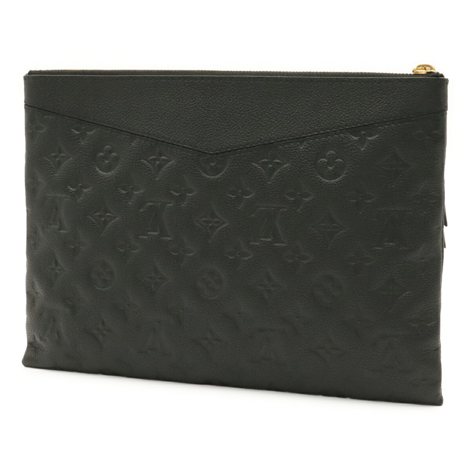 Louis Vuitton Black Monogram Noir Monogram Empreinte Clutch Bag Pouch (Pre-Owned)