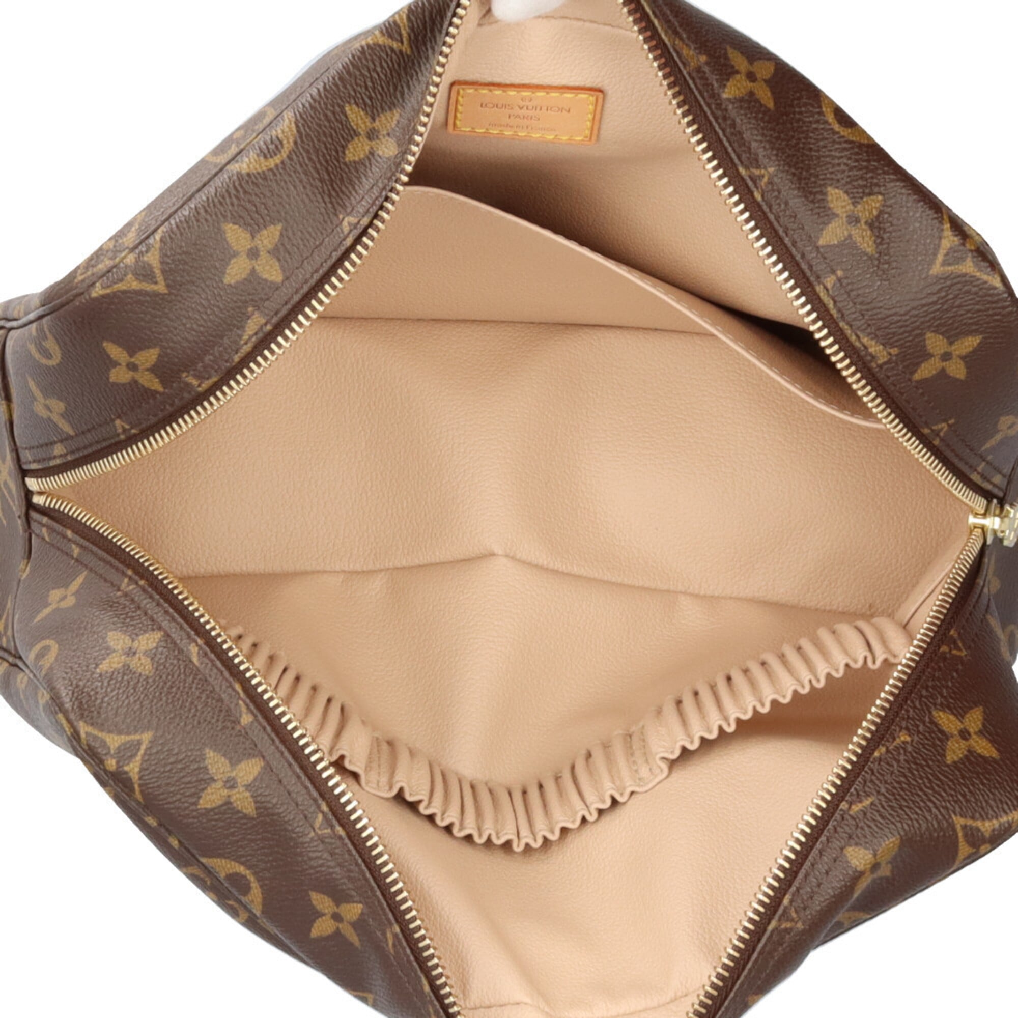 Louis Vuitton Brown Monogram Canvas Clutch Bag Handbag Pouch (Pre-Owned)
