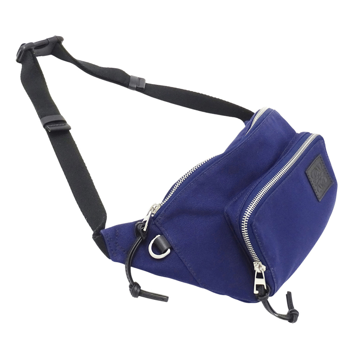 Loewe Navy Canvas Sling Bag (Pre-Owned)