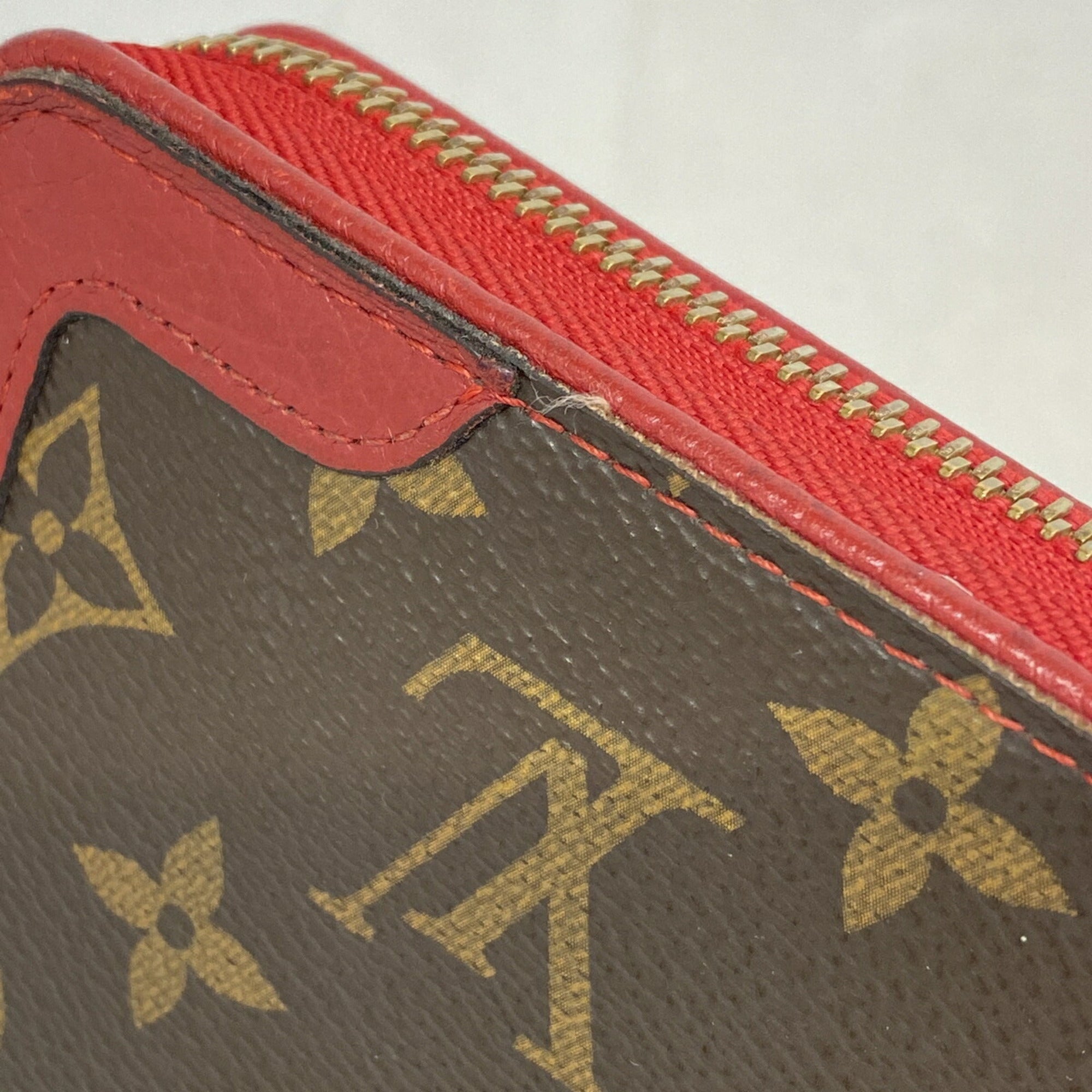 Louis Vuitton Brown Cerise Long Wallet (Bi-Fold) (Pre-Owned)