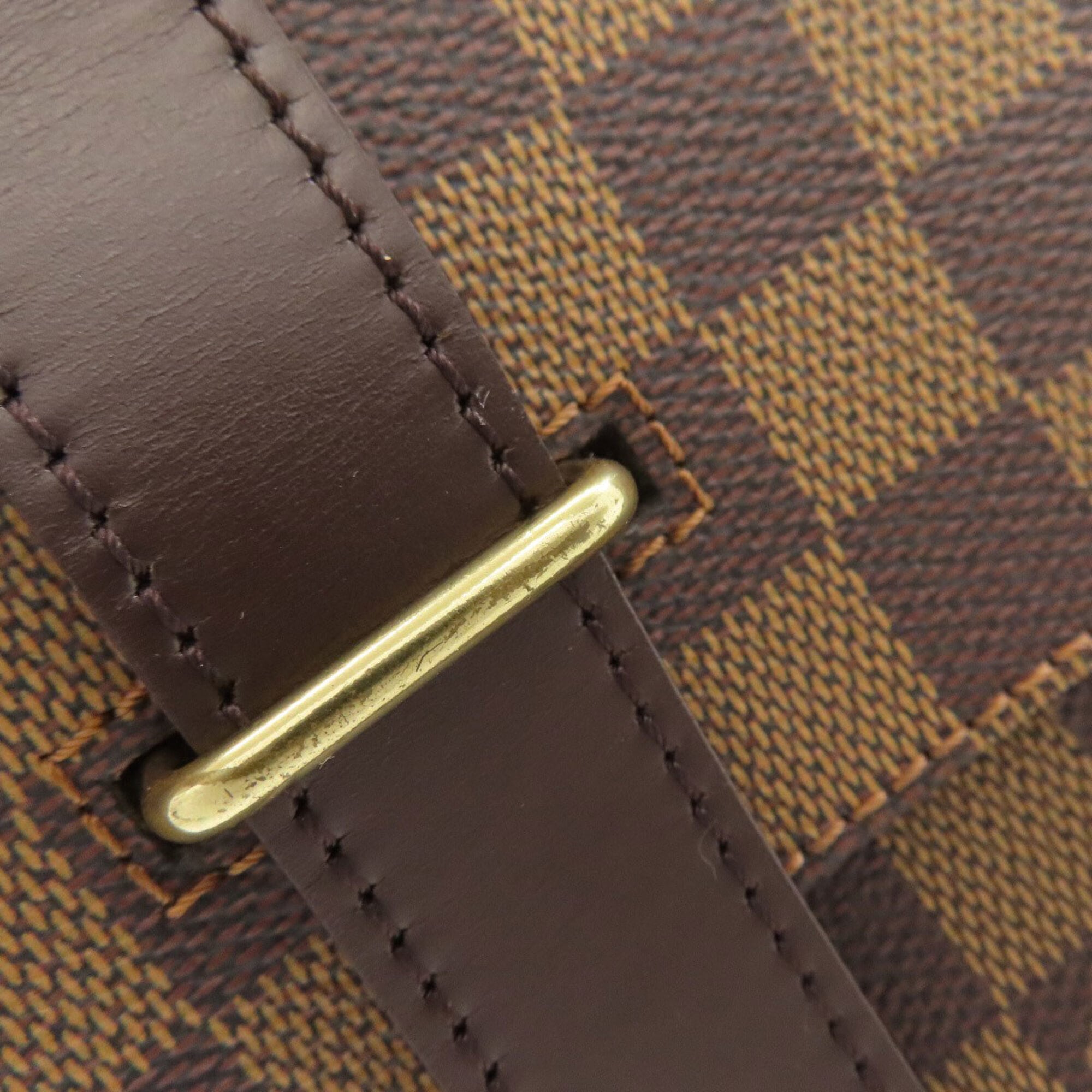 Louis Vuitton Damier Canvas Ebene Damier Canvas Shoulder Bag (Pre-Owned)
