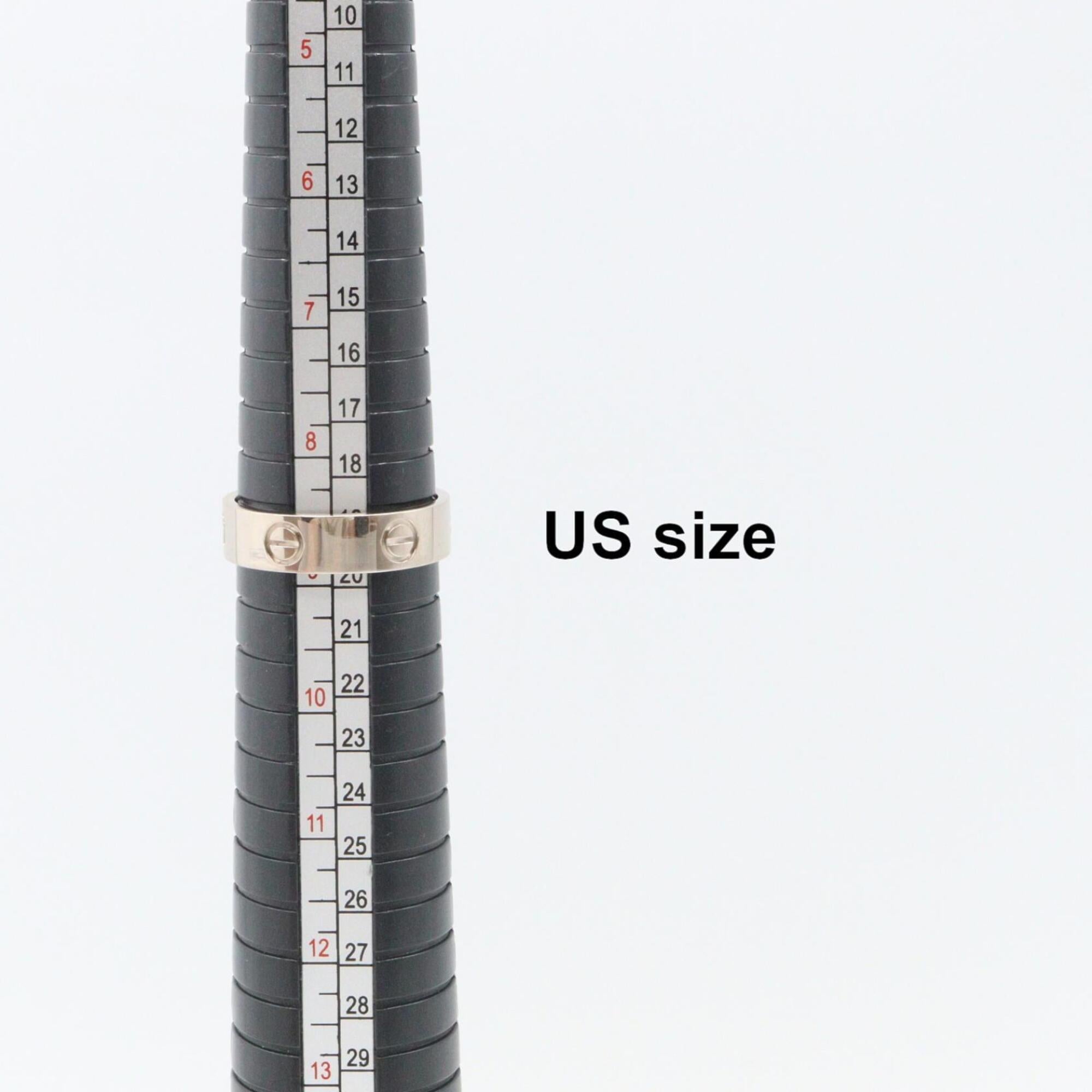 Cartier Silver White Gold (18K) Band Ring (Pre-Owned)