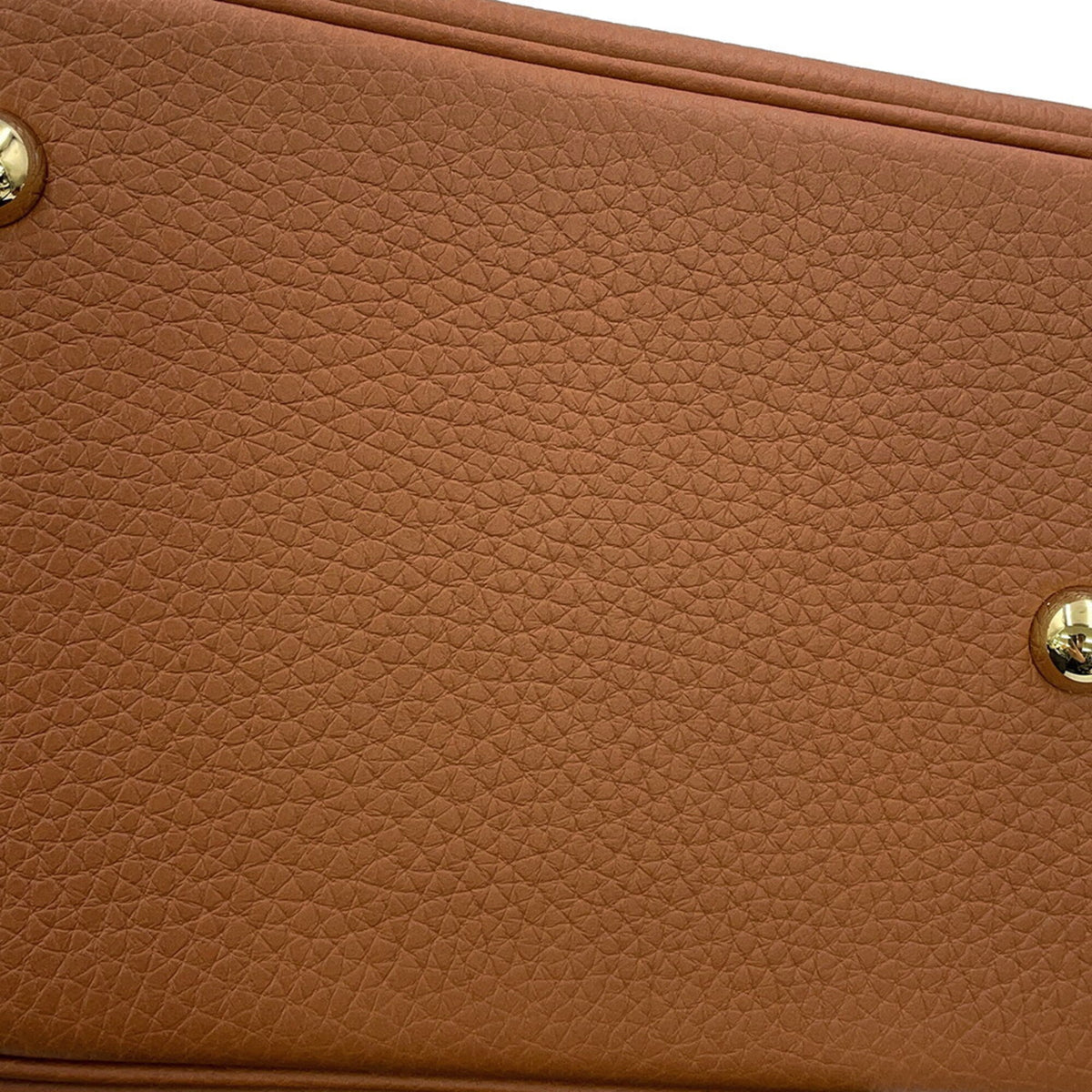 Hermes Brown Taurillon Clemence Leather Handbag Shoulder Bag (Pre-Owned)