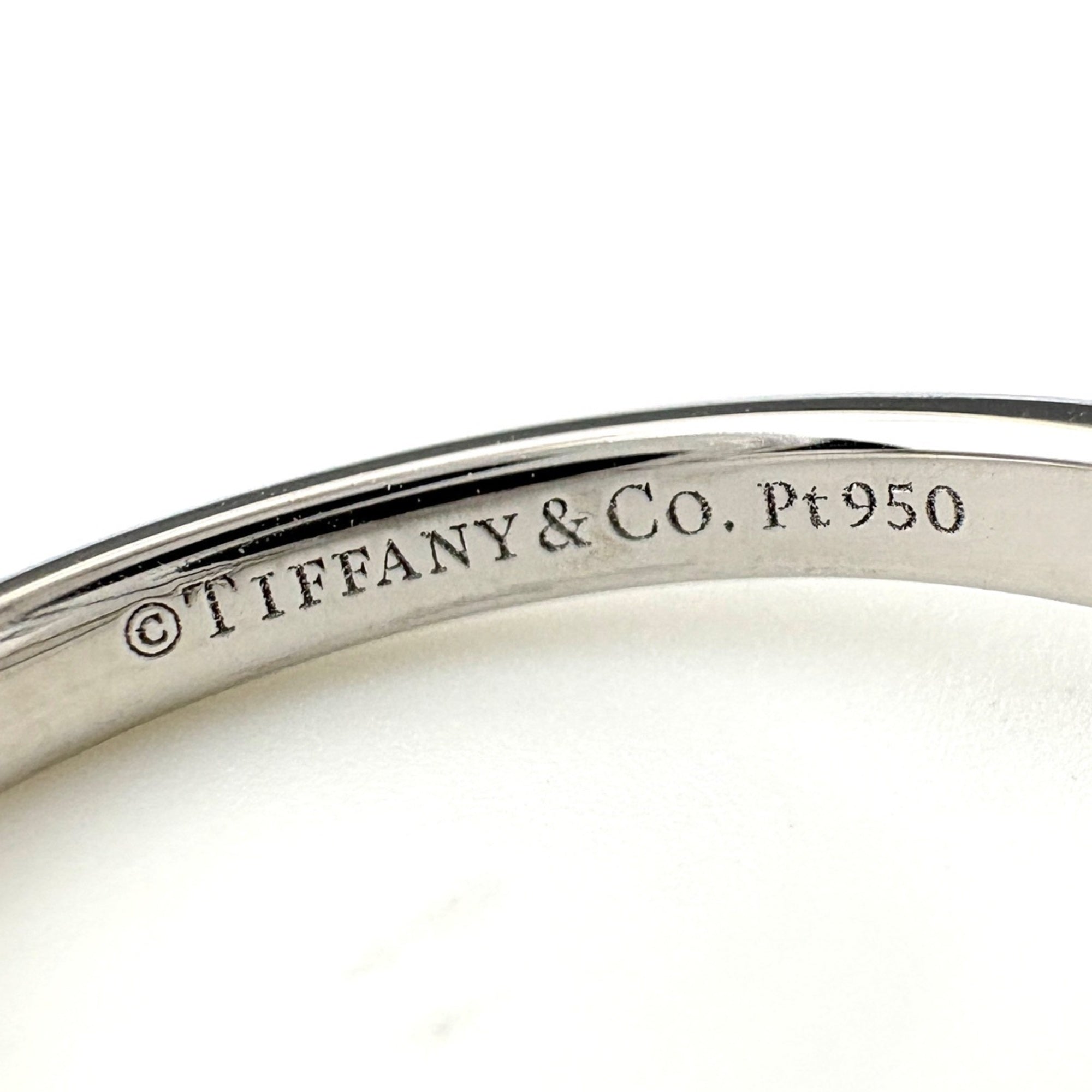 Tiffany Platinum 950 Band Ring (Pre-Owned)