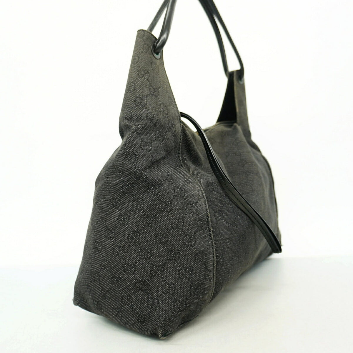 Gucci Black Denim Shoulder Bag (Pre-Owned)