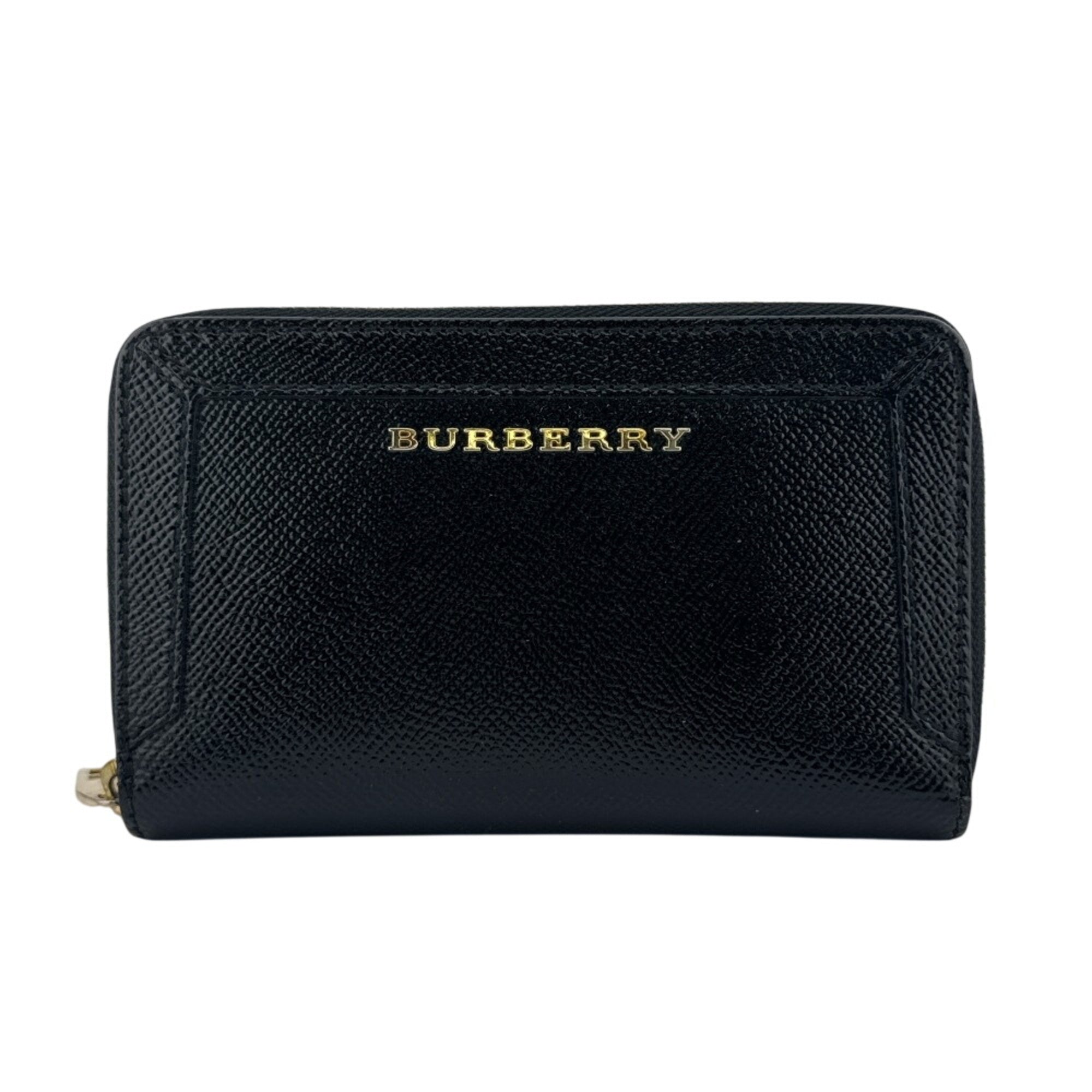 Burberry Black Leather Wallet (Bi-Fold) (Pre-Owned)