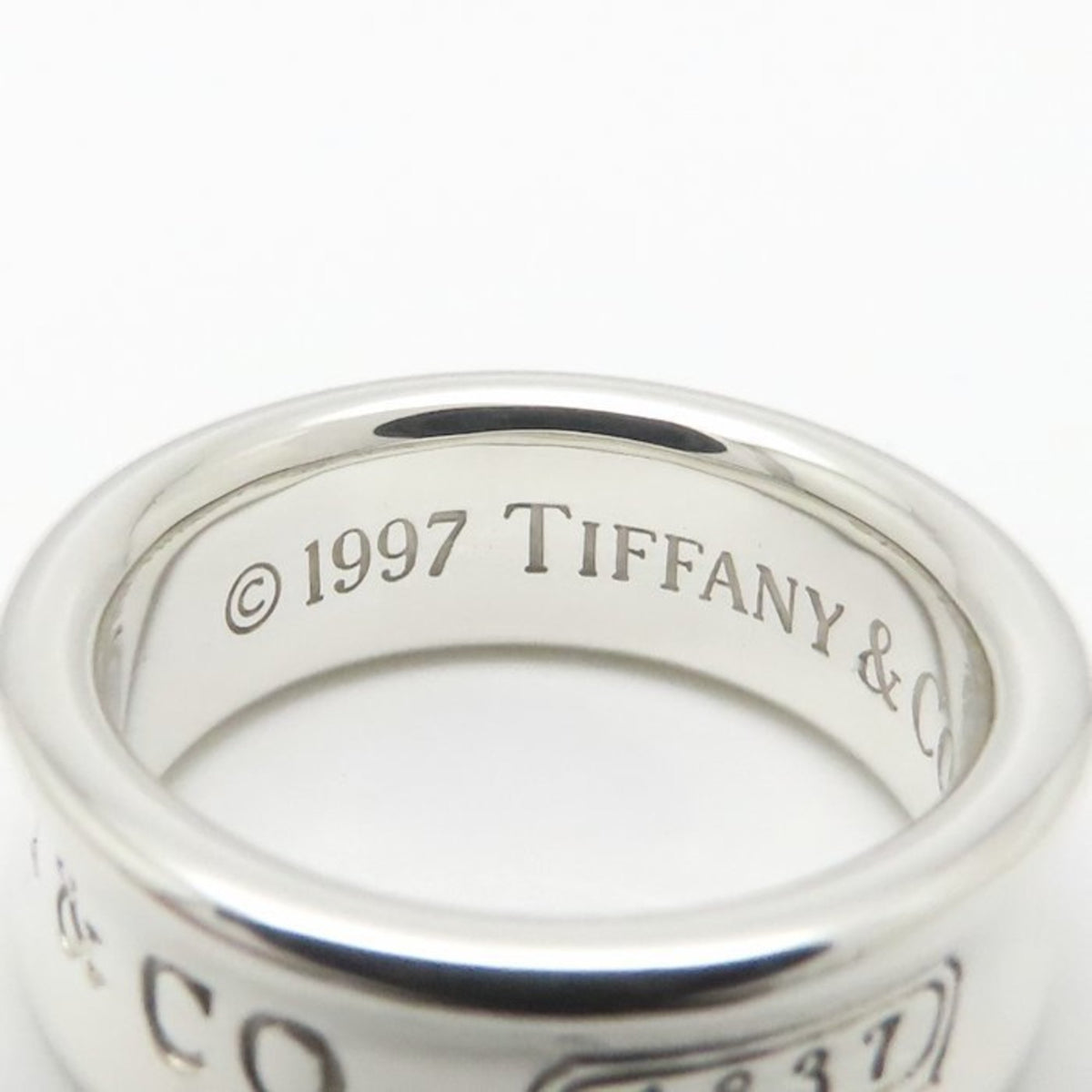 Tiffany Silver Silver 925 Band Ring (Pre-Owned)
