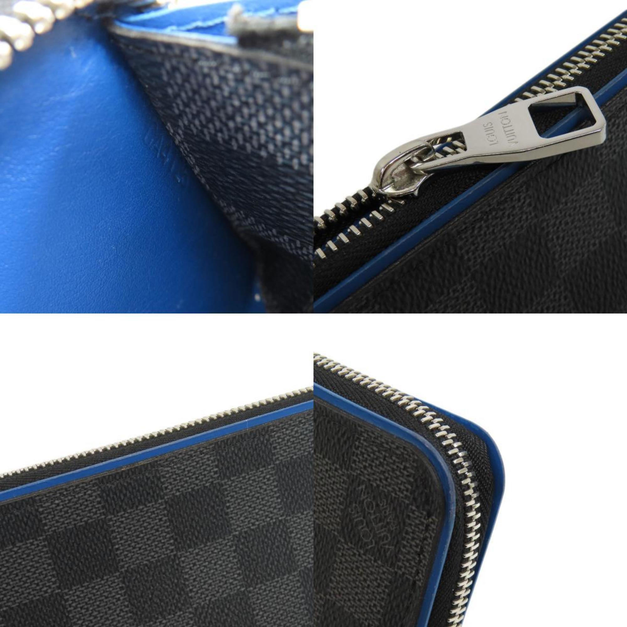 Louis Vuitton Black Damier Graphite Long Wallet (Bi-Fold) (Pre-Owned)