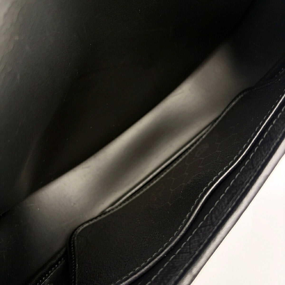 Christian Dior Black Pvc Leather Pochette Shoulder Bag (Pre-Owned)