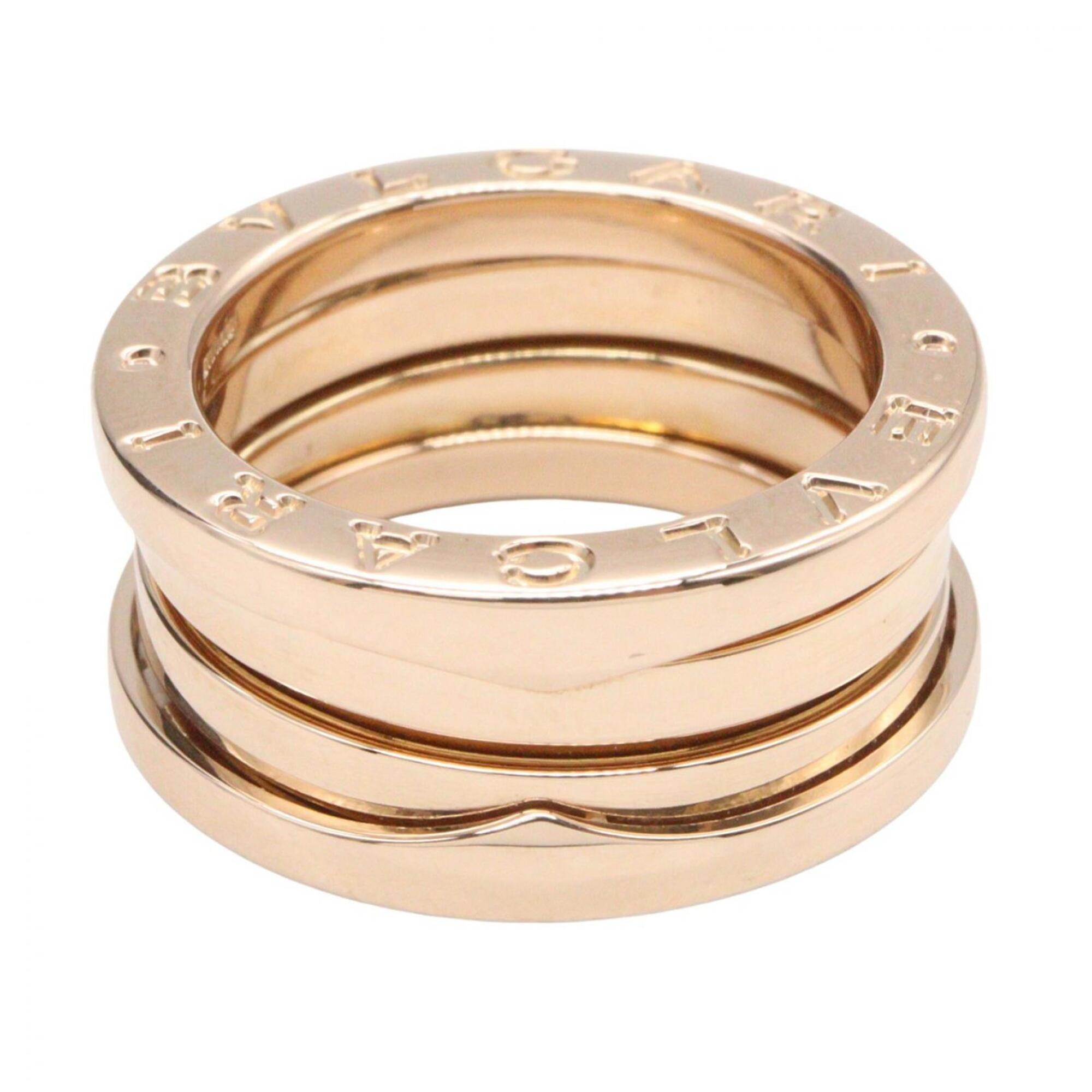 Bvlgari Gold Pink Gold (18K) Band Ring (Pre-Owned)
