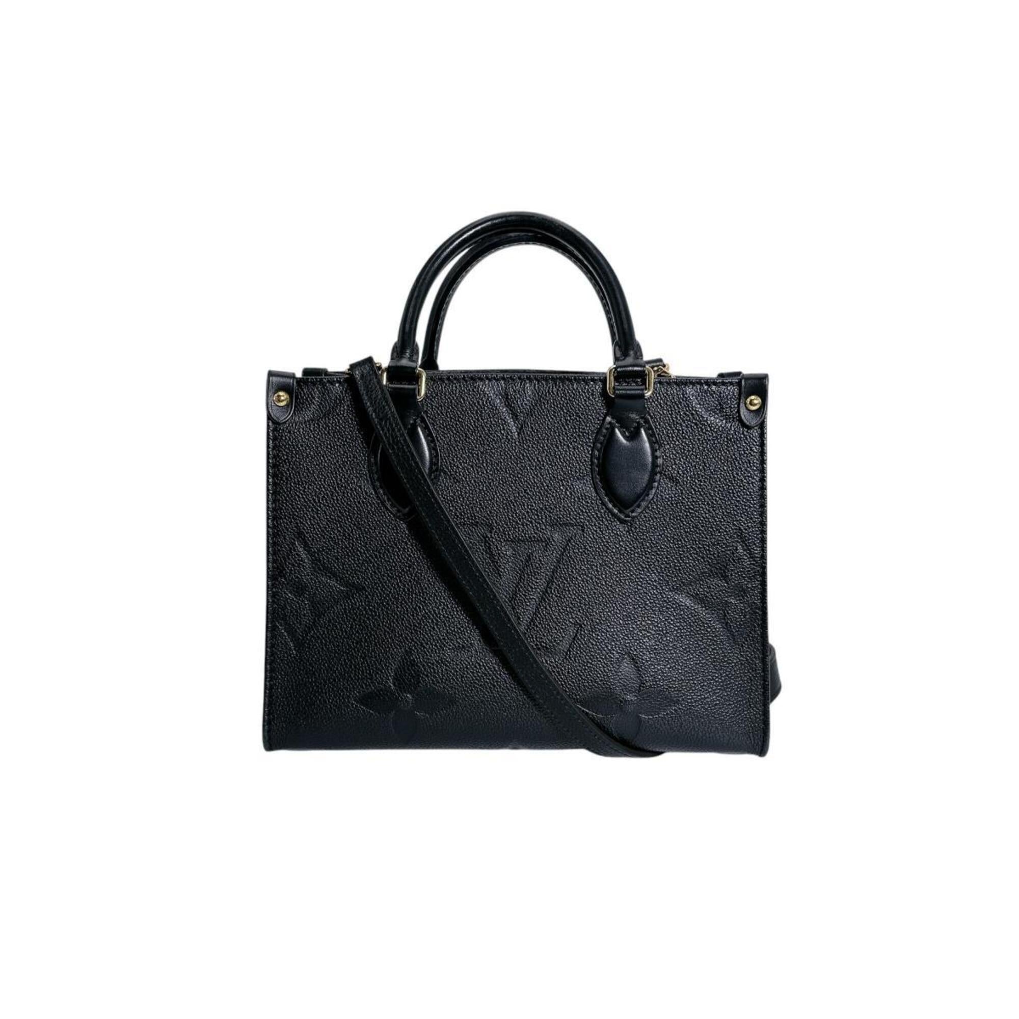 Louis Vuitton Black Noir Monogram Empreinte Handbag Tote Bag (Pre-Owned)