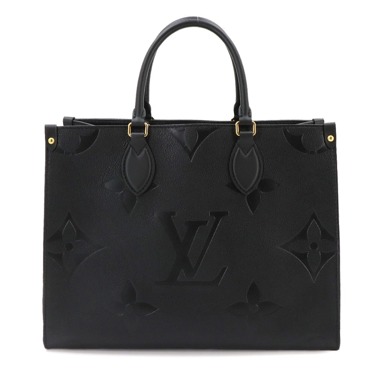 Louis Vuitton Noir Monogram Empreinte Leather Handbag Tote Bag (Pre-Owned)